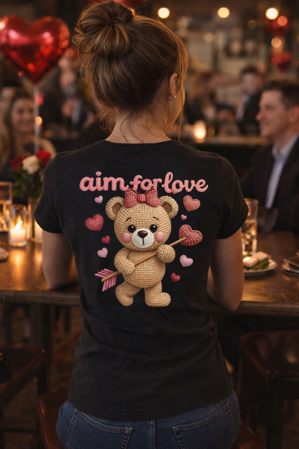 Art Worx Industrie AIM FOR LOVE – Heavy Cotton T-Shirt (Damen)