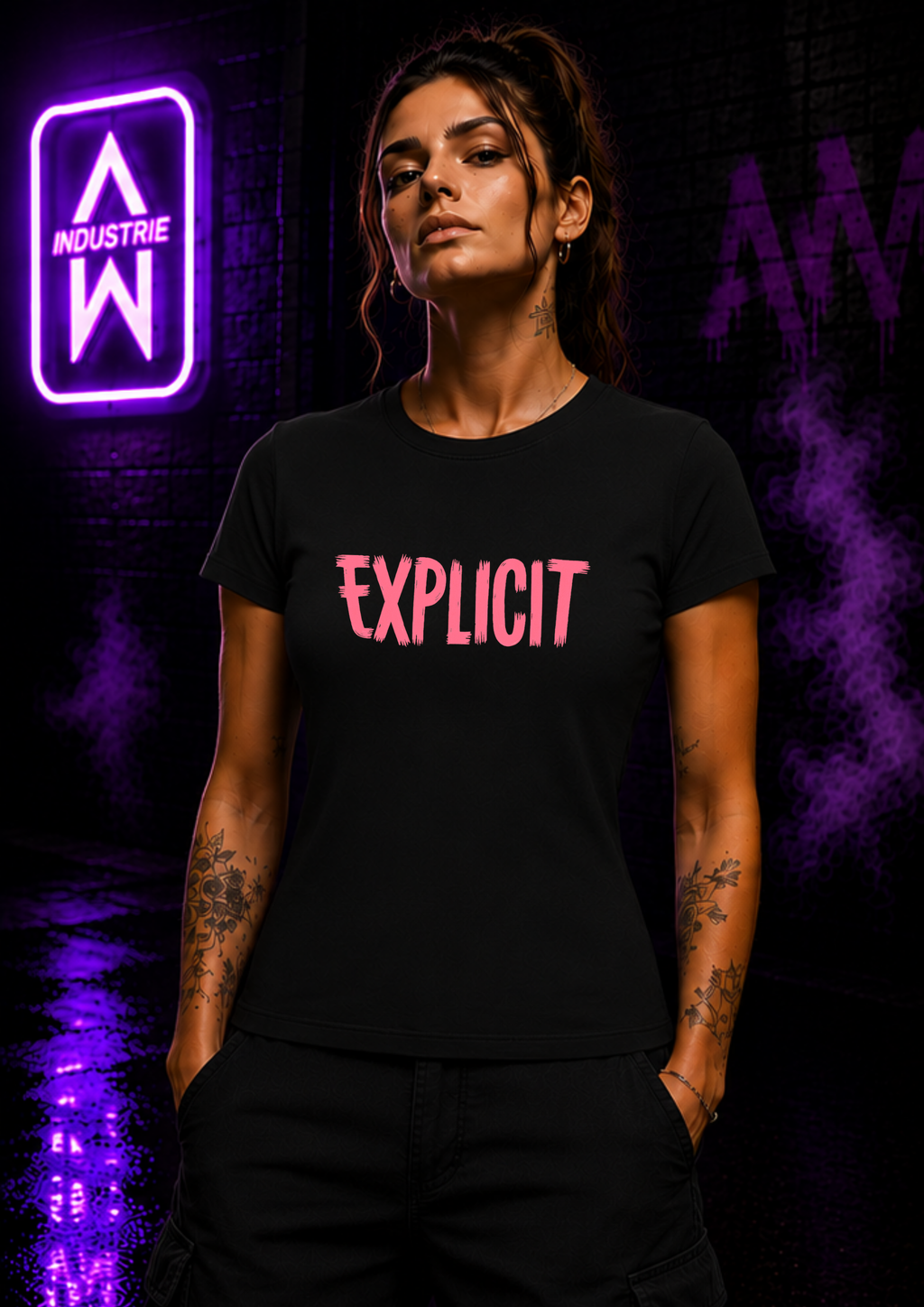 Art Worx Industrie EXPLICIT – Heavy Cotton T-Shirt (Damen)