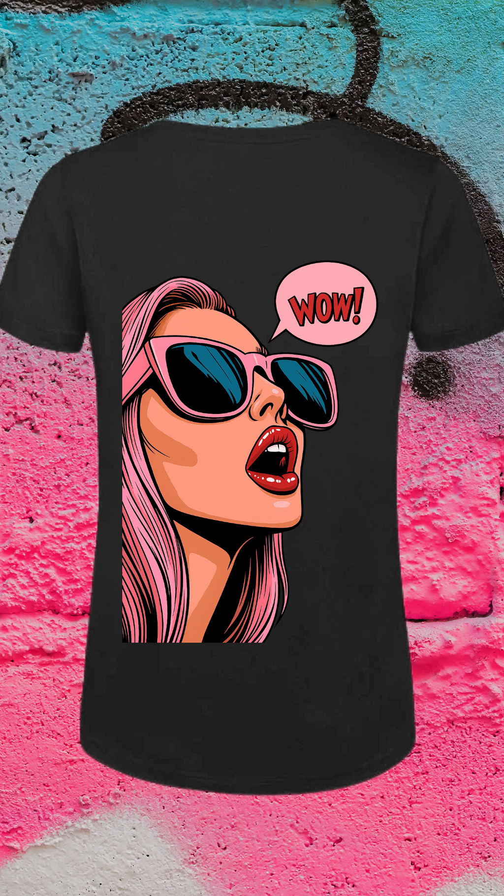 Art Worx Industrie POP ART WOW!  – Heavy Cotton T-Shirt (Damen)