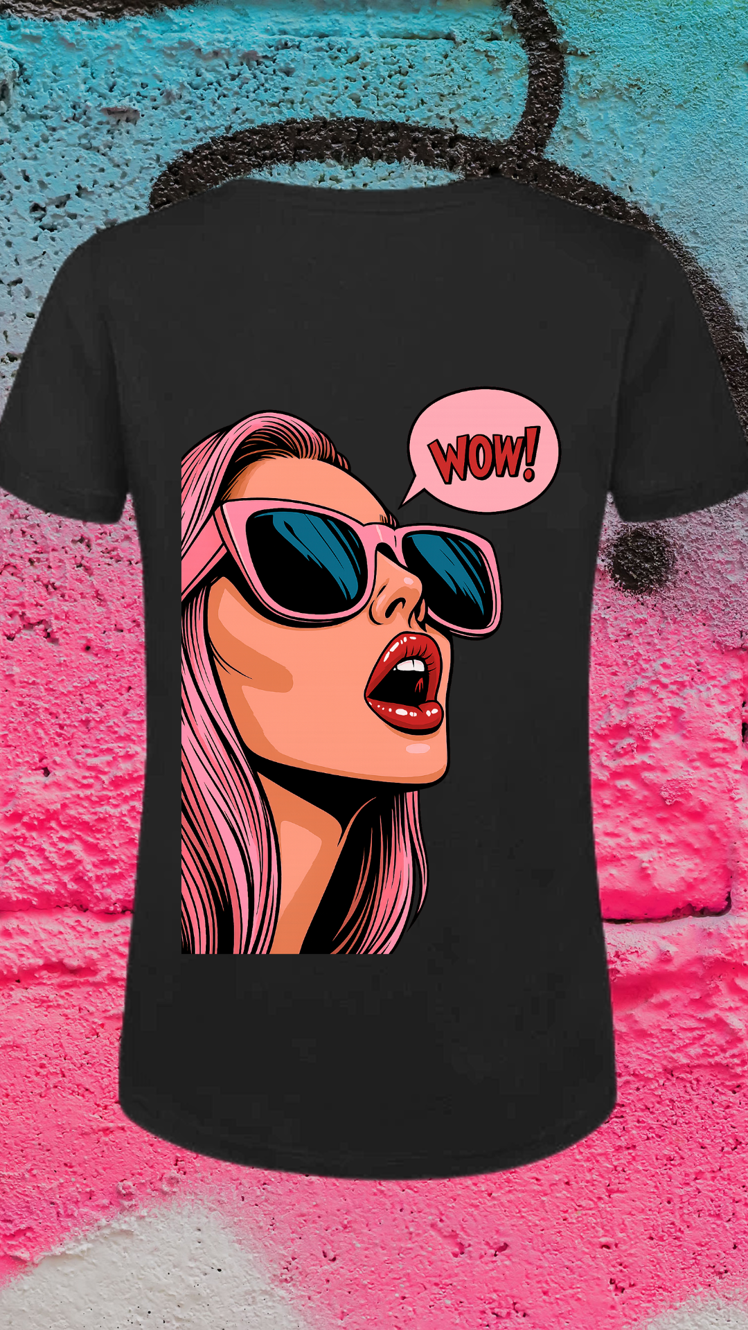 Art Worx Industrie POP ART WOW!  – Heavy Cotton T-Shirt (Damen)