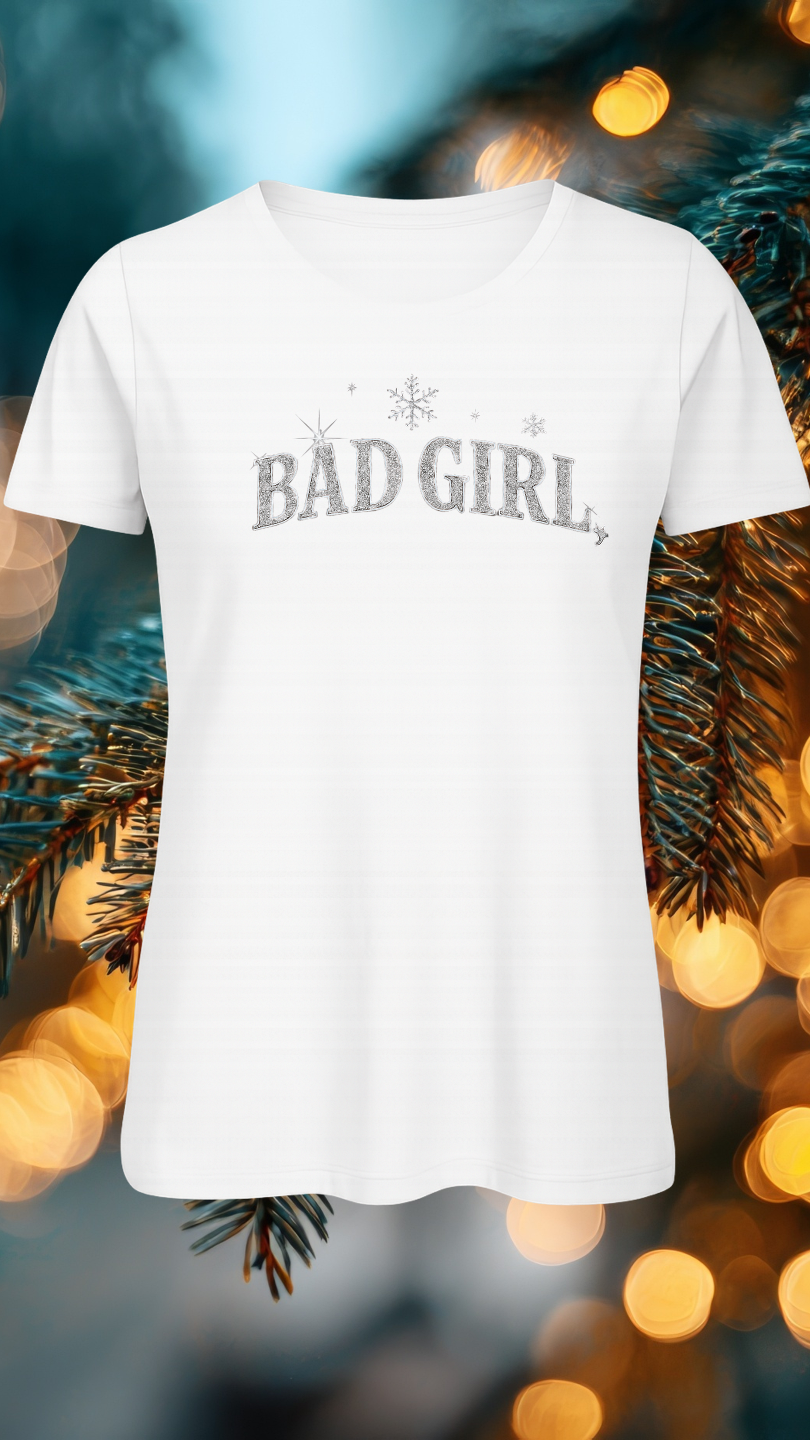 Art Worx Industrie BAD GIRL CHRISTMAS – Damen T-Shirt