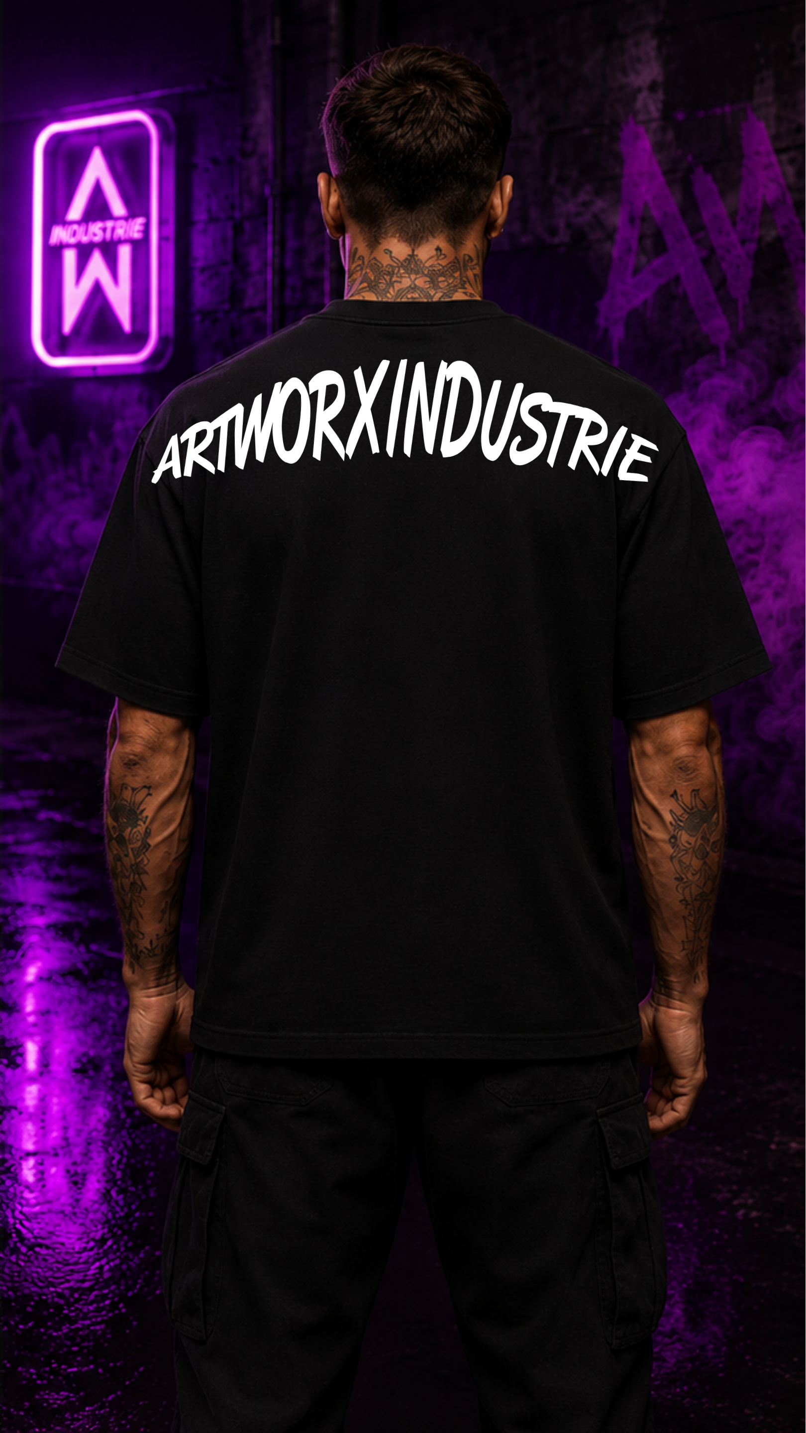 Art Worx Industrie GANGSTER PANDA– Heavy Cotton T-Shirt (Herren)