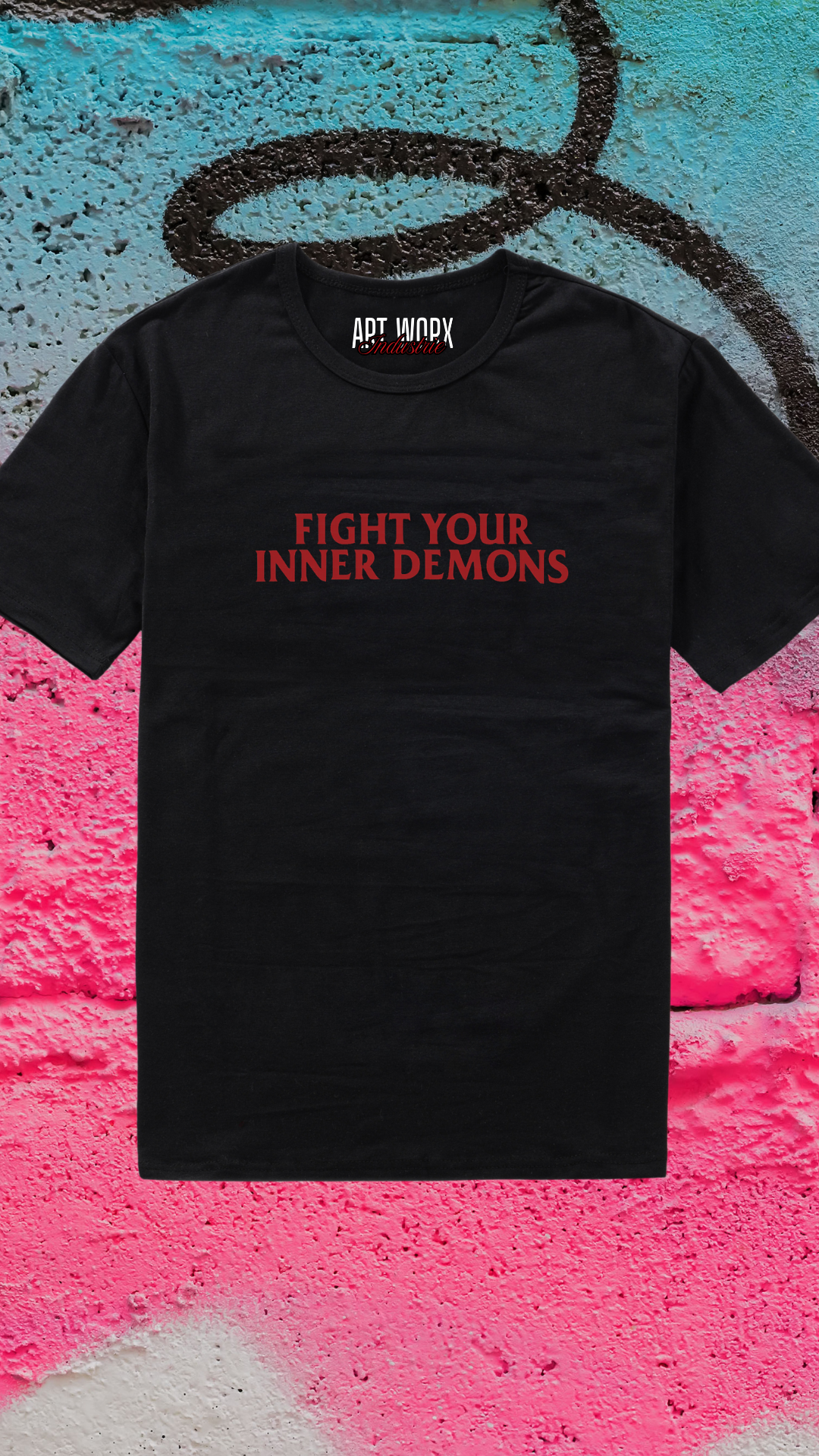 Art Worx Industrie FIGHT YOUR DEMONS – Heavy Cotton T-Shirt (Herren)