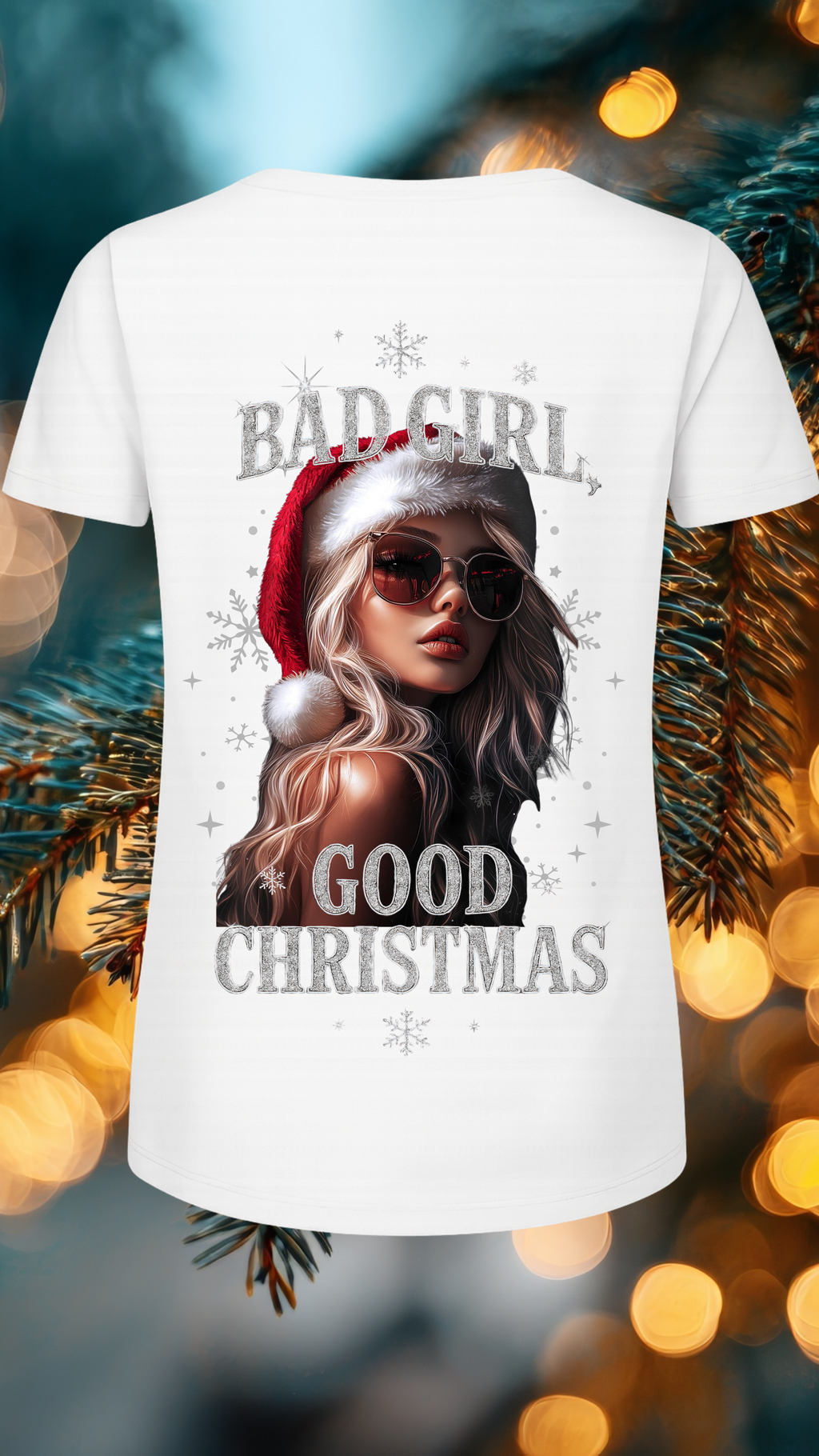 Art Worx Industrie BAD GIRL CHRISTMAS – Damen T-Shirt