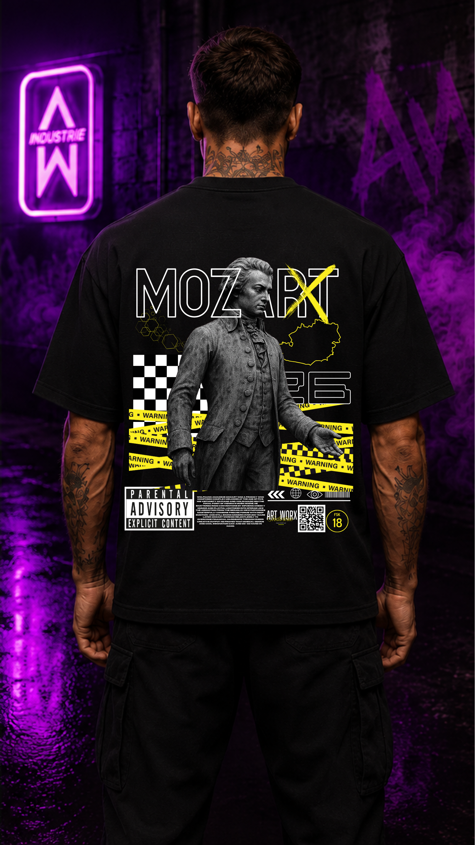 Art Worx Industrie MOZART – Heavy Cotton T-Shirt (Herren)