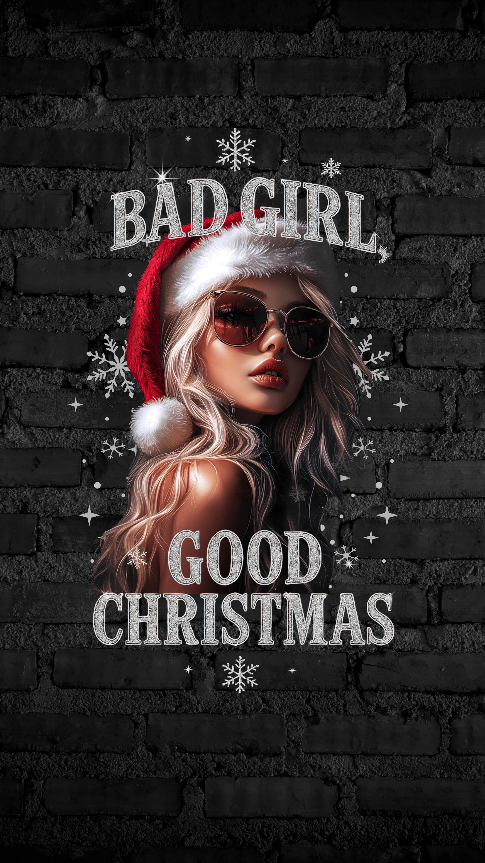 Art Worx Industrie BAD GIRL CHRISTMAS – Damen T-Shirt