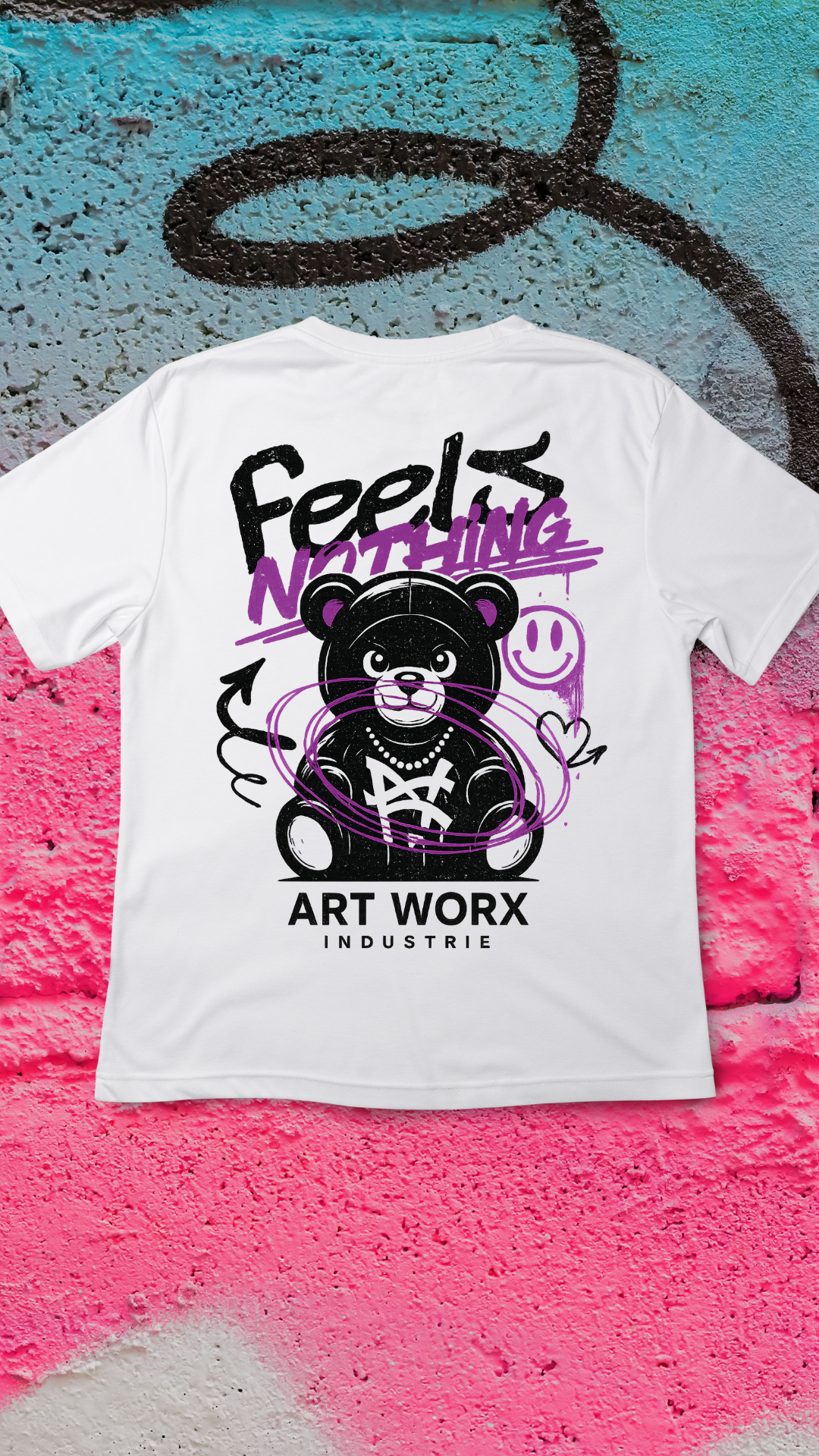 Art Worx Industrie FEELS NOTHING – Heavy Cotton T-Shirt (Herren)