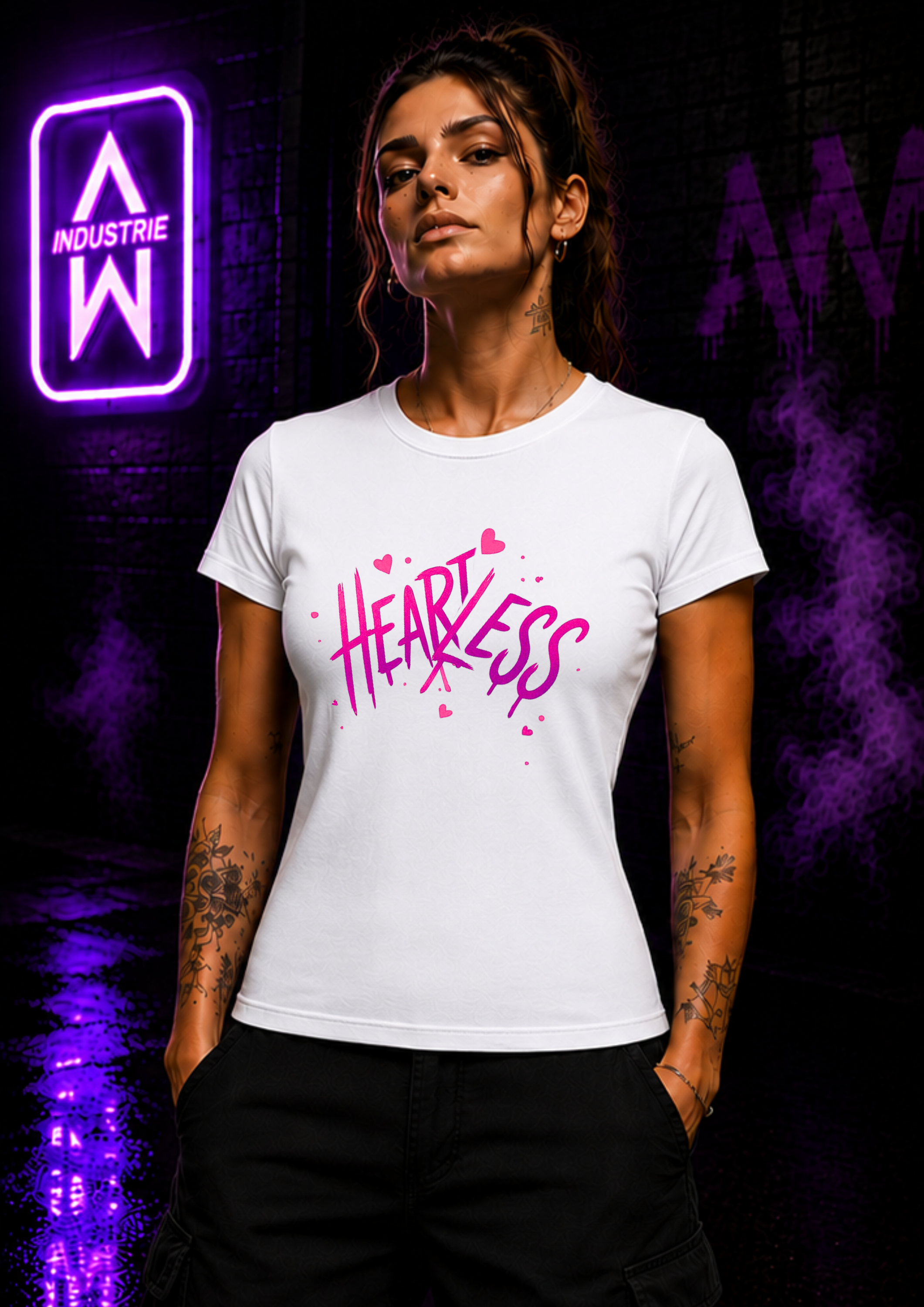Art Worx Industrie HEARTLESS – Heavy Cotton T-Shirt (Damen)