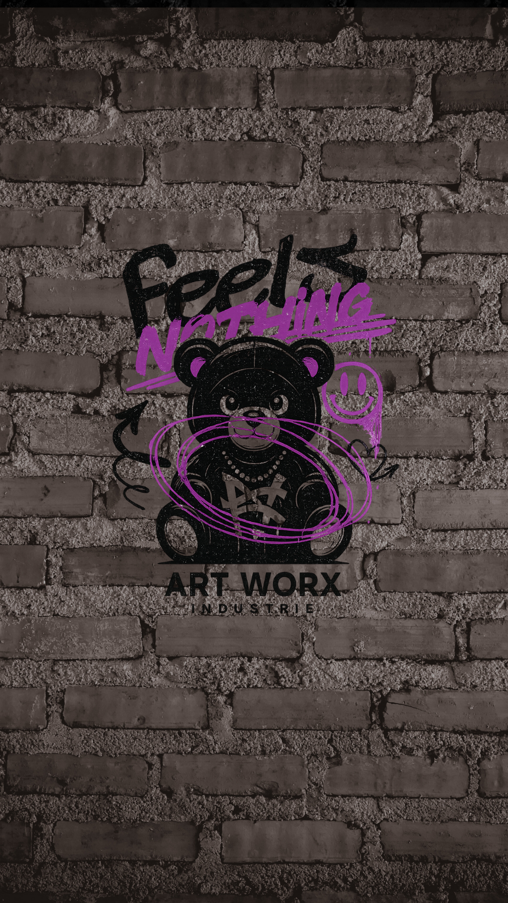 Art Worx Industrie FEELS NOTHING – Heavy Cotton T-Shirt (Herren)