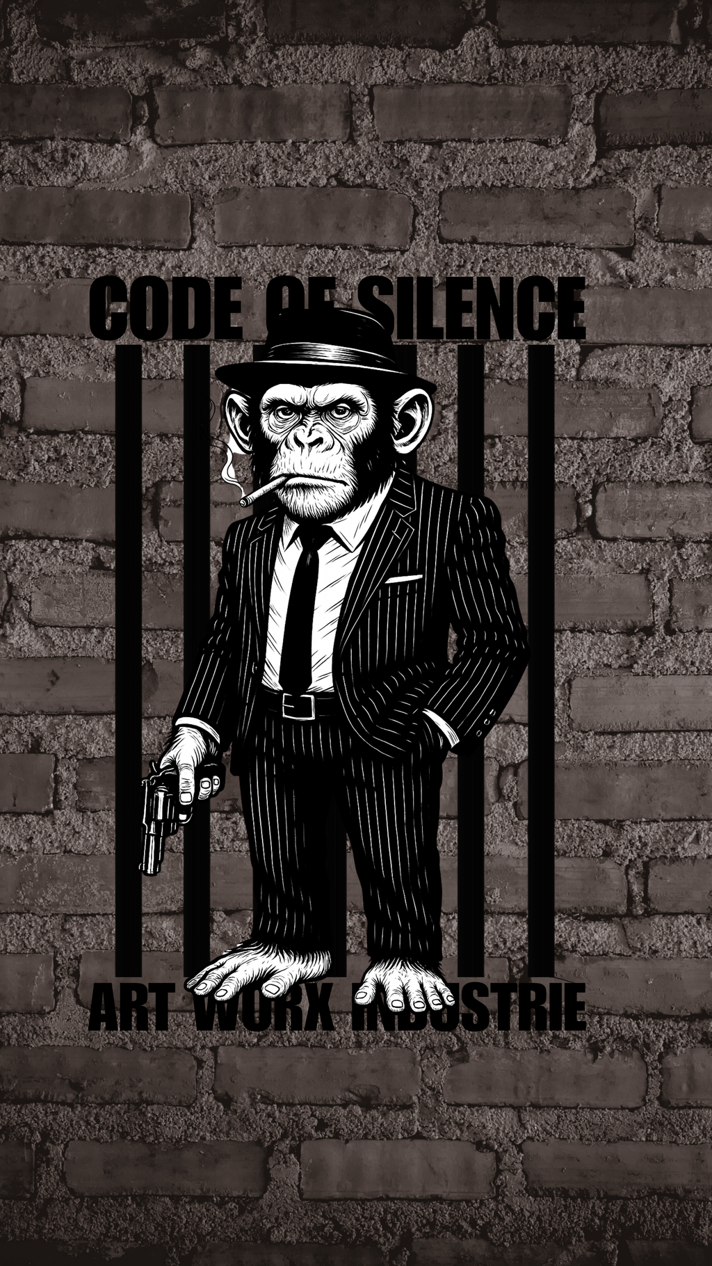 Art Worx Industrie CODE OF SILINCE – Heavy Cotton T-Shirt (Herren)