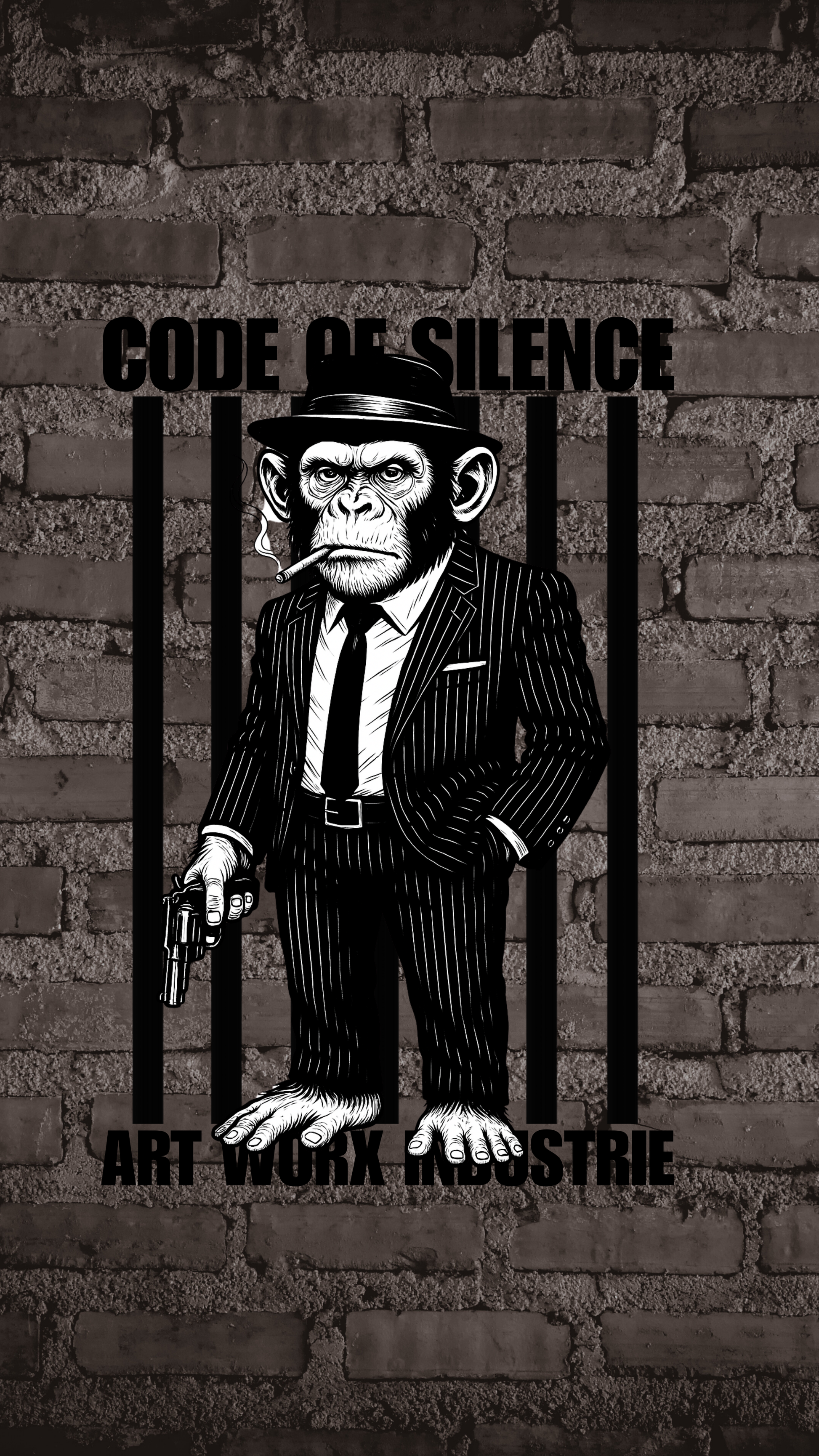 Art Worx Industrie CODE OF SILINCE – Heavy Cotton T-Shirt (Herren)
