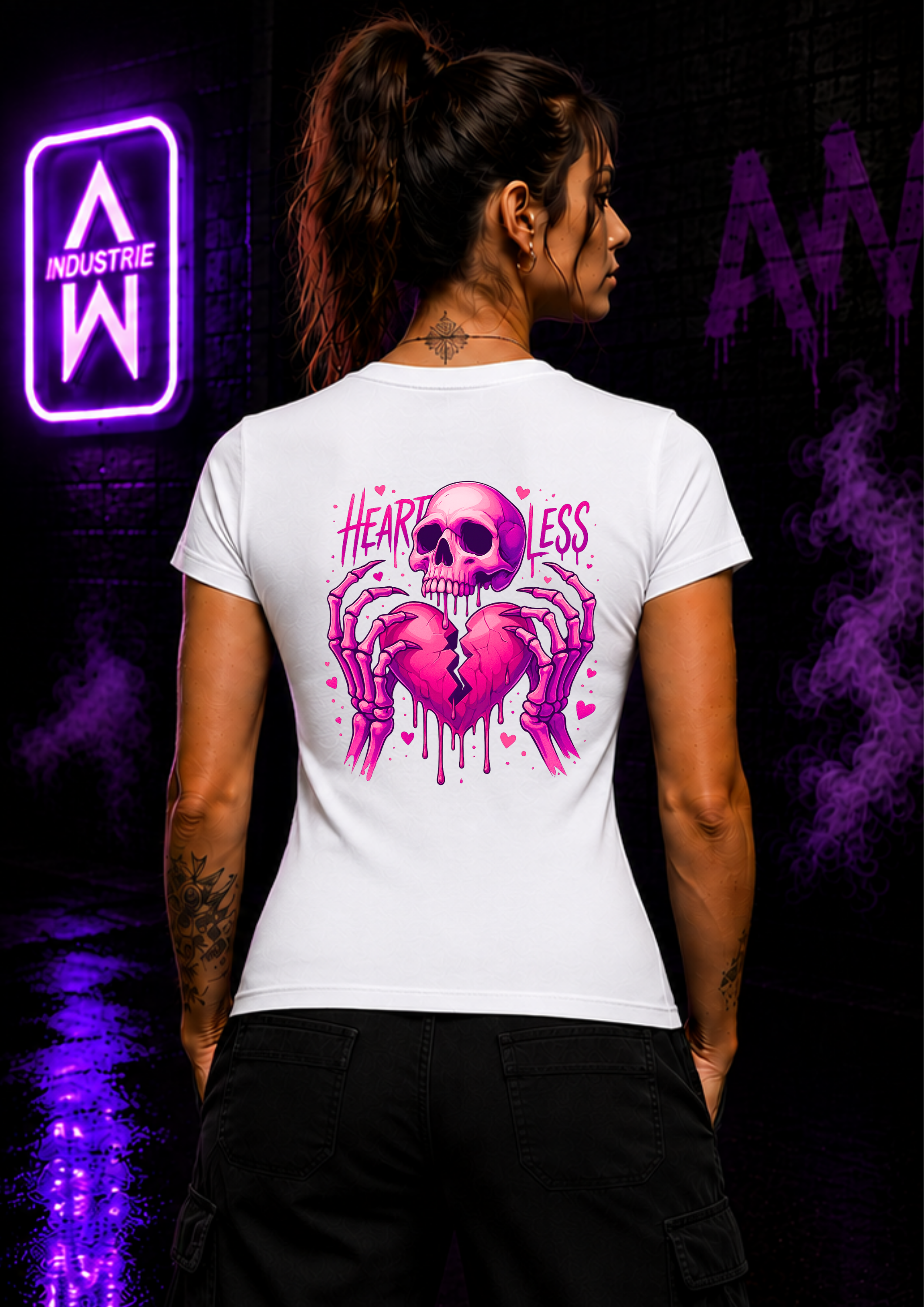 Art Worx Industrie HEARTLESS – Heavy Cotton T-Shirt (Damen)