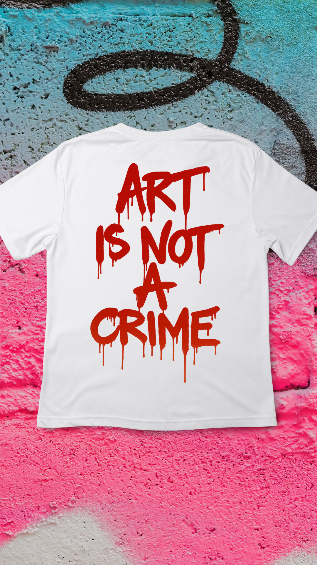 Art Worx Industrie ART IS NOT A CRIME – Heavy Cotton T-Shirt (Herren)