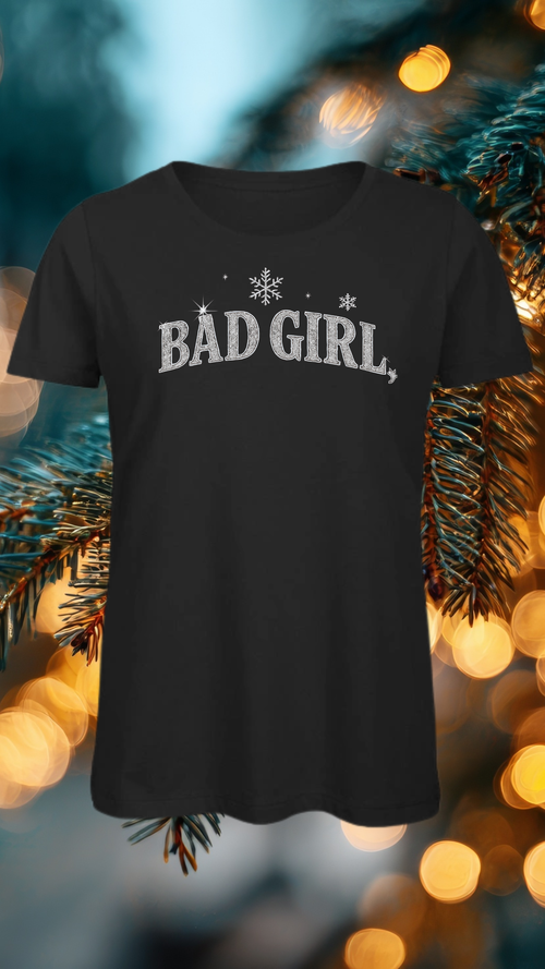 Art Worx Industrie BAD GIRL CHRISTMAS – Damen T-Shirt
