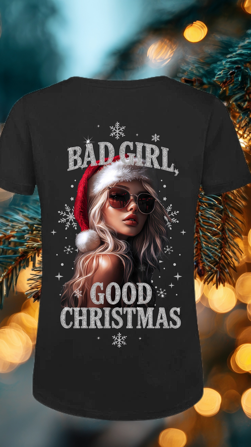 Art Worx Industrie BAD GIRL CHRISTMAS – Damen T-Shirt