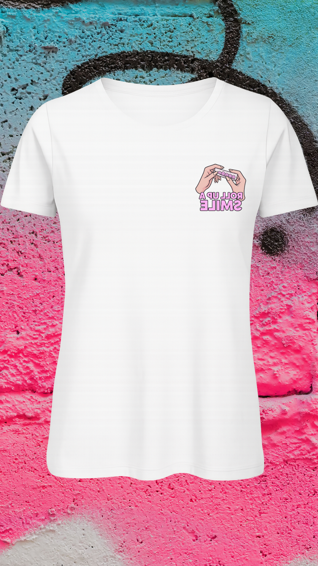 Art Worx Industrie ROLL UP A SMILE  – Heavy Cotton T-Shirt (Damen)