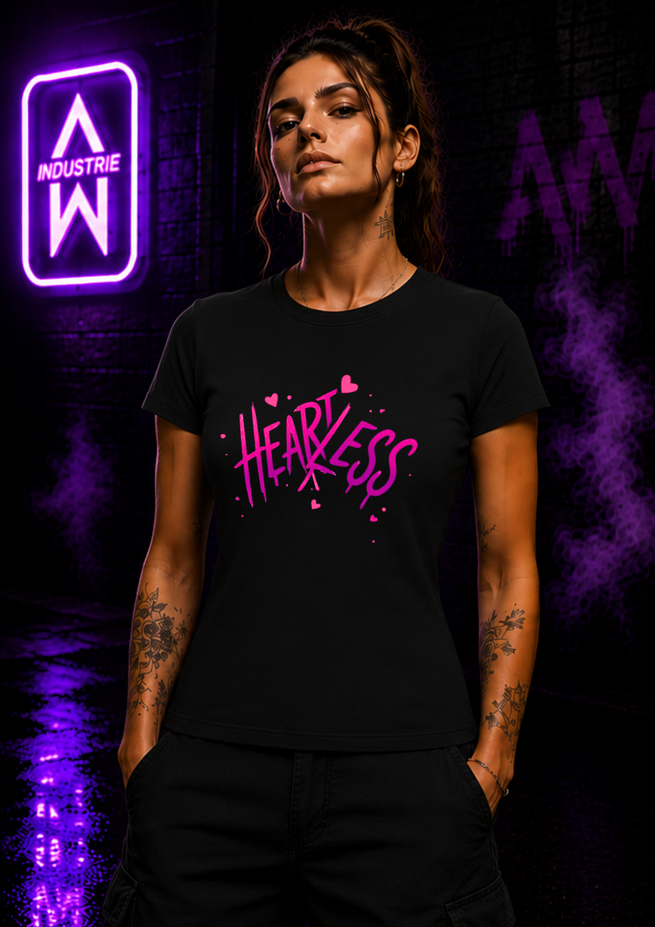 Art Worx Industrie HEARTLESS – Heavy Cotton T-Shirt (Damen)