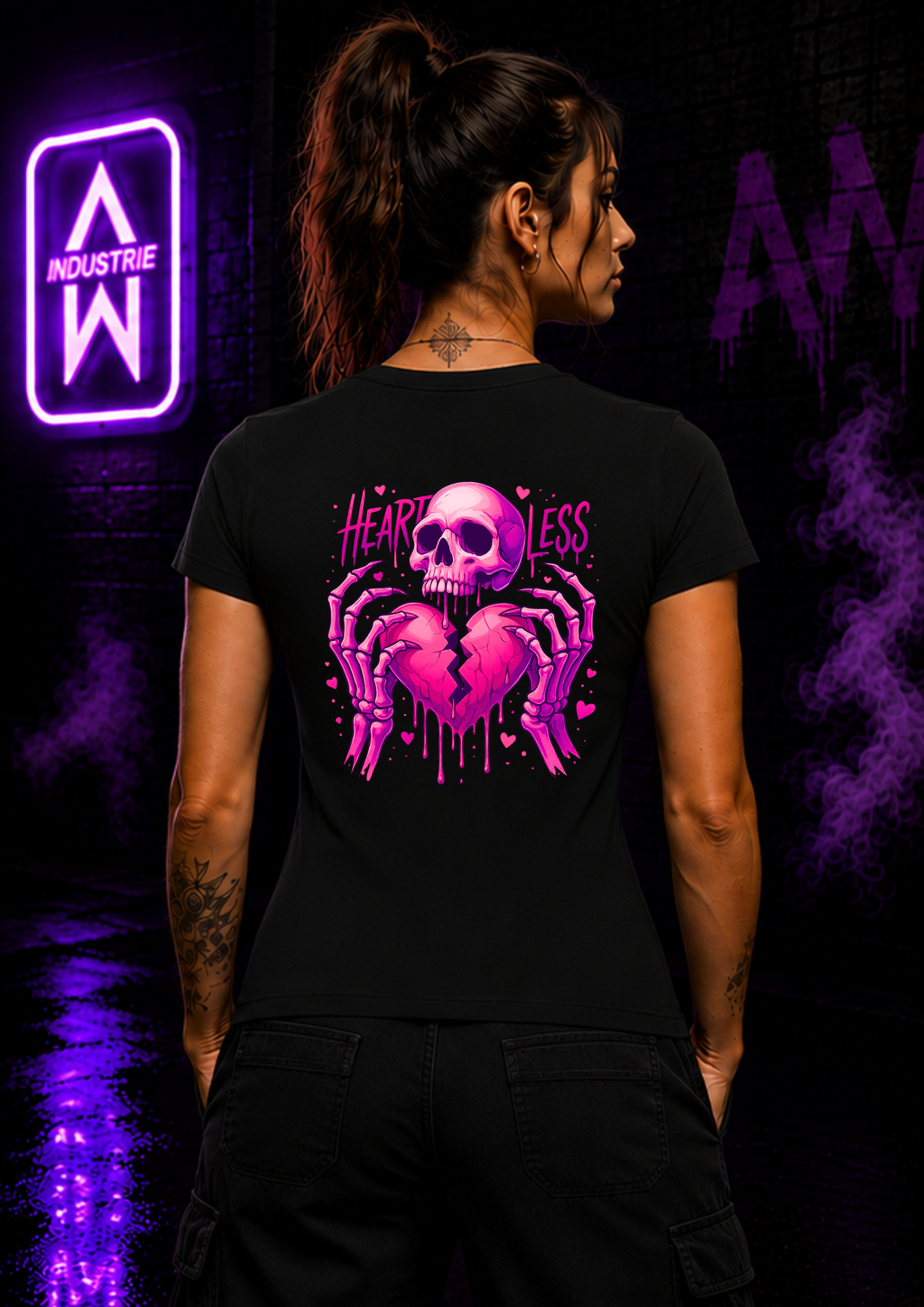 Art Worx Industrie HEARTLESS – Heavy Cotton T-Shirt (Damen)