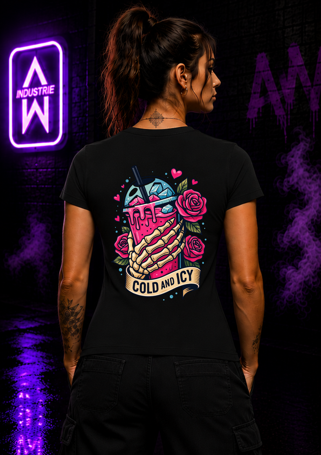 Art Worx Industrie COLD & ICY – Heavy Cotton T-Shirt (Damen)