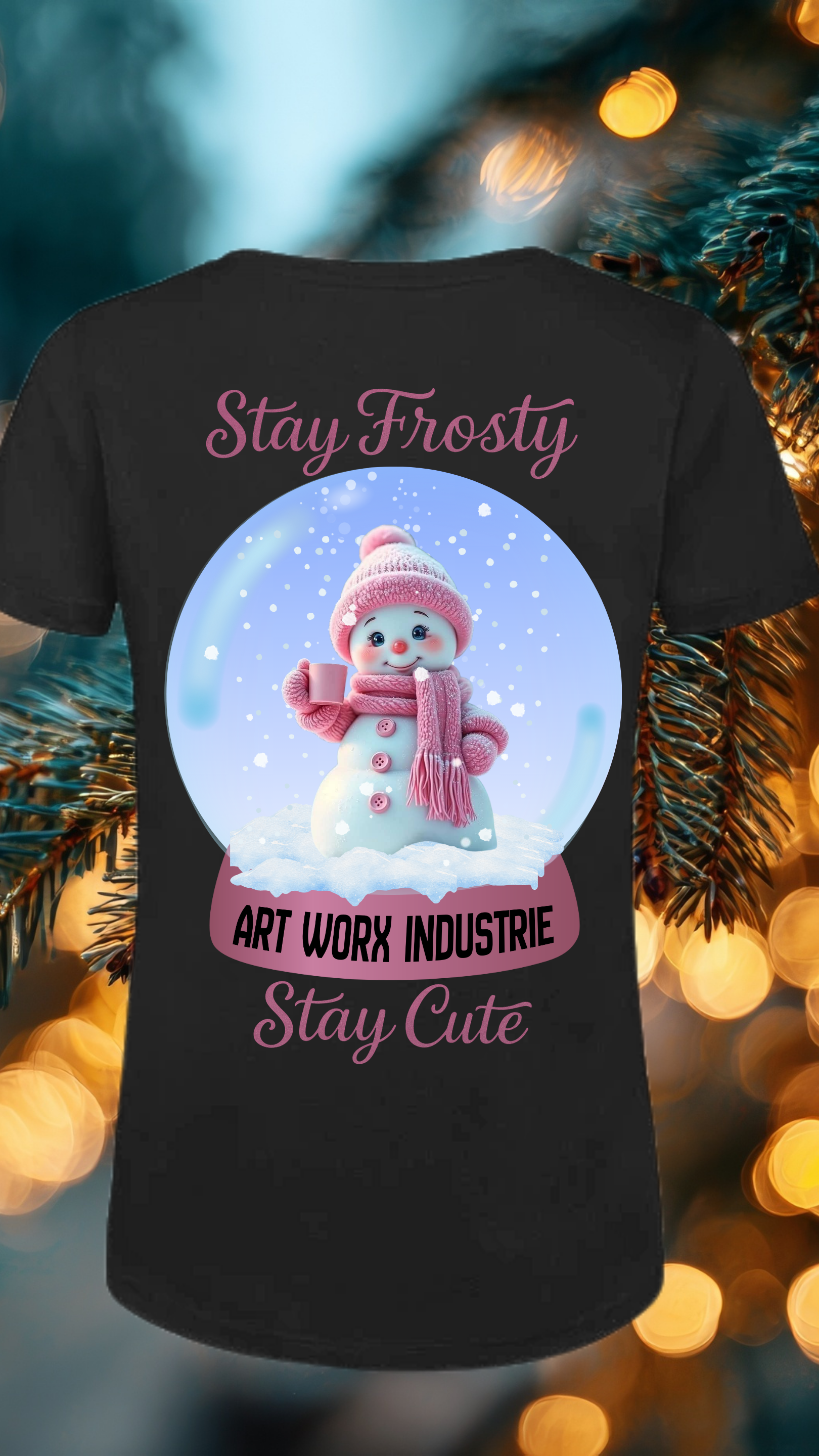 Art Worx Industrie STAY FROSTY CUTE – Damen T-Shirt