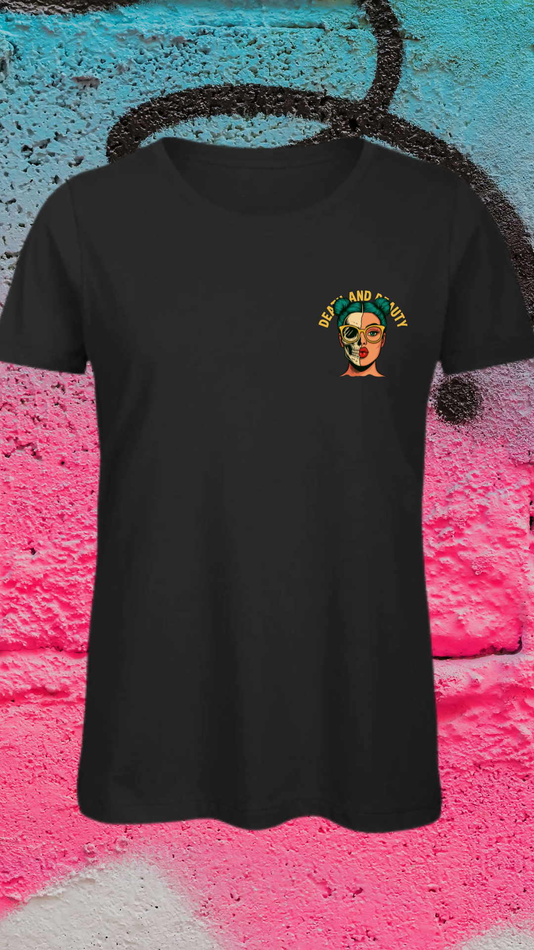 Art Worx Industrie DEATH AND BEAUTY  – Heavy Cotton T-Shirt (Damen)