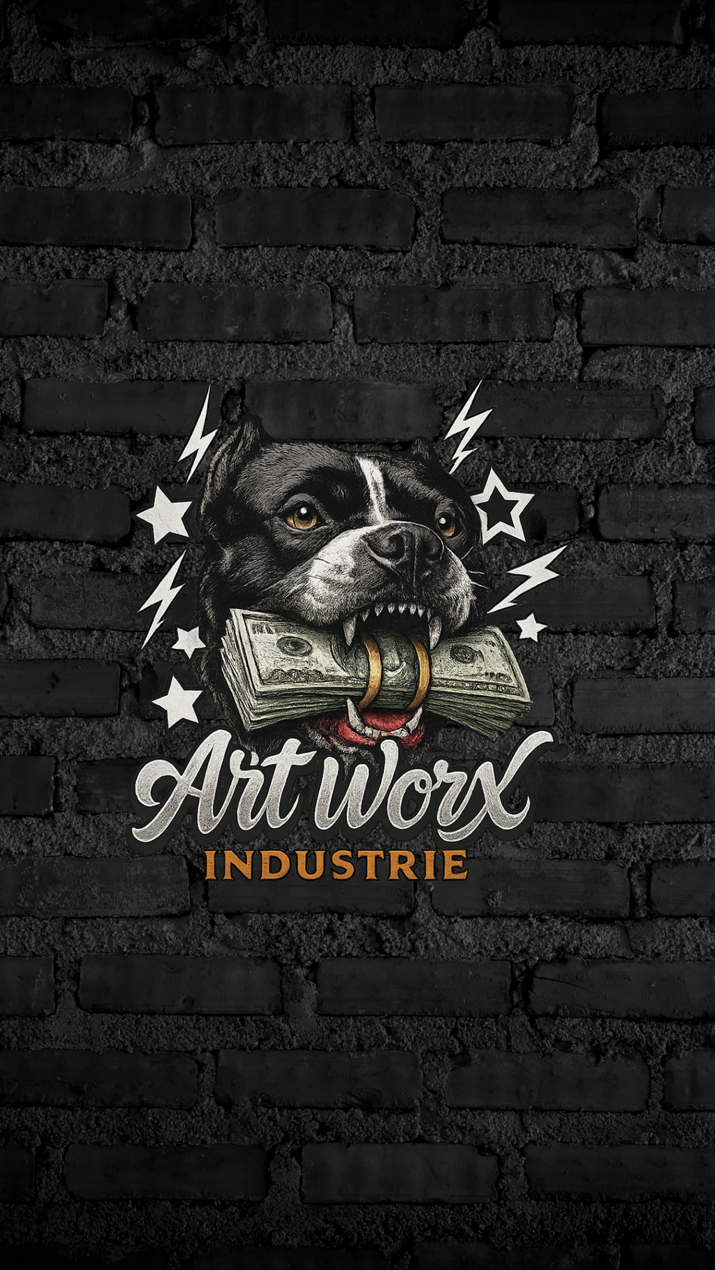 Art Worx Industrie PITBULL MONEY – Heavy Cotton T-Shirt (Herren)