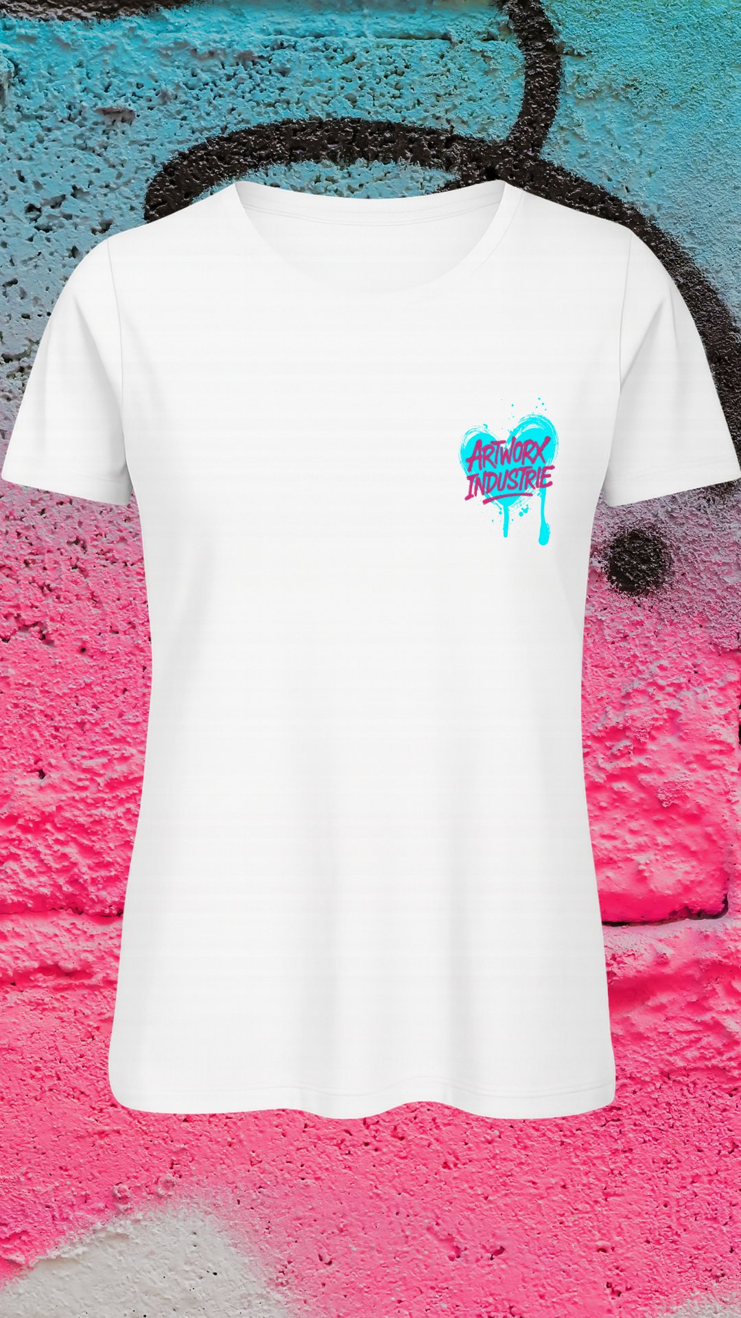 Art Worx Industrie NEON SKULL – Heavy Cotton T-Shirt (Damen)