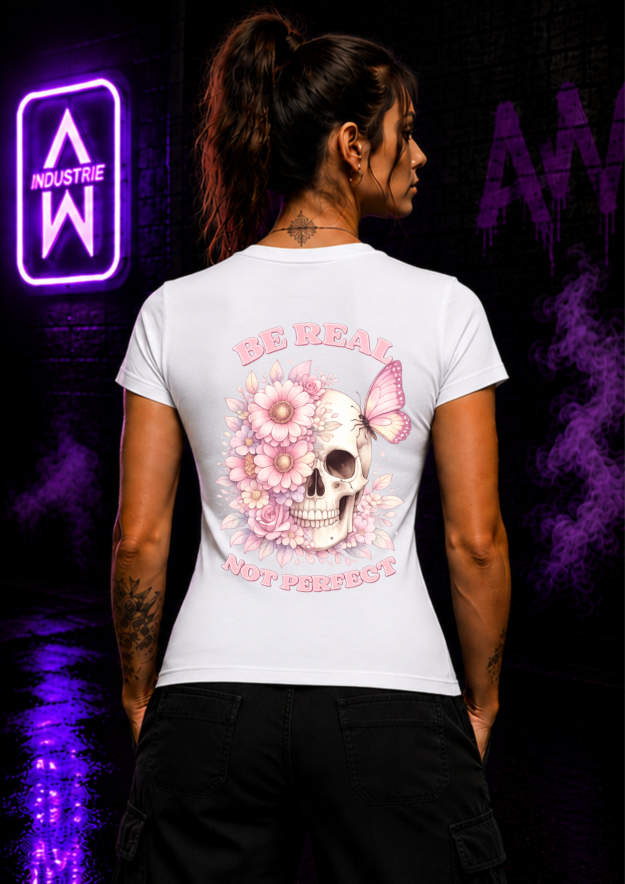 Art Worx Industrie BE REAL – Heavy Cotton T-Shirt (Damen)