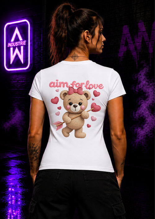 Art Worx Industrie AIM FOR LOVE – Heavy Cotton T-Shirt (Damen)