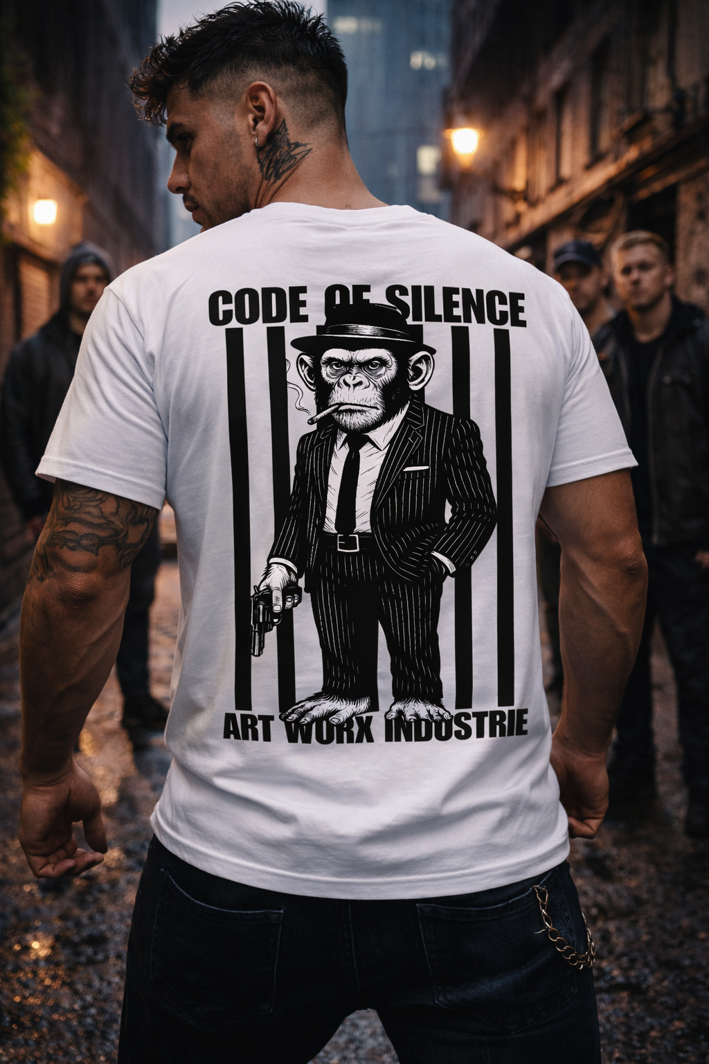 Art Worx Industrie CODE OF SILINCE – Heavy Cotton T-Shirt (Herren)