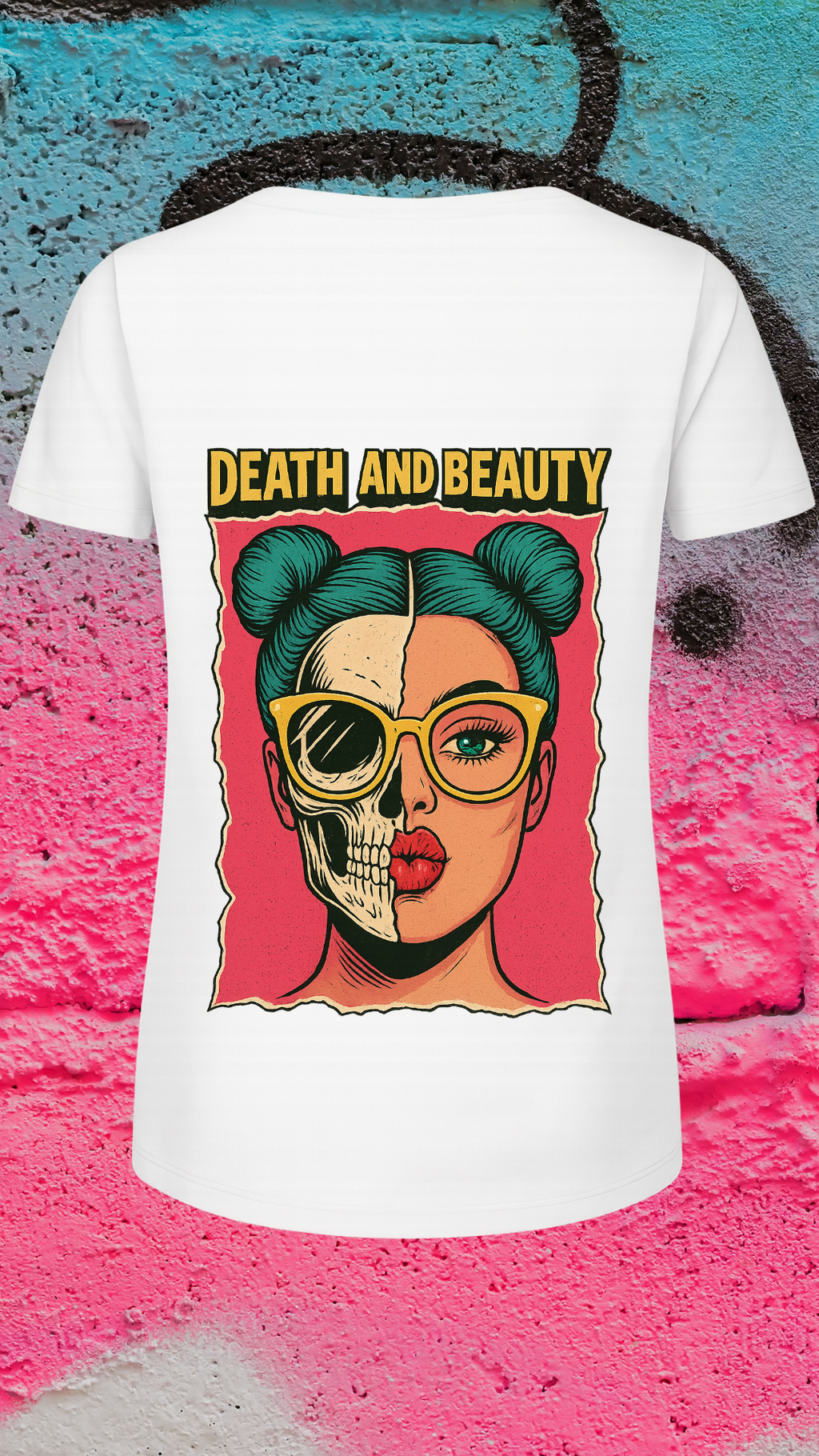 Art Worx Industrie DEATH AND BEAUTY  – Heavy Cotton T-Shirt (Damen)