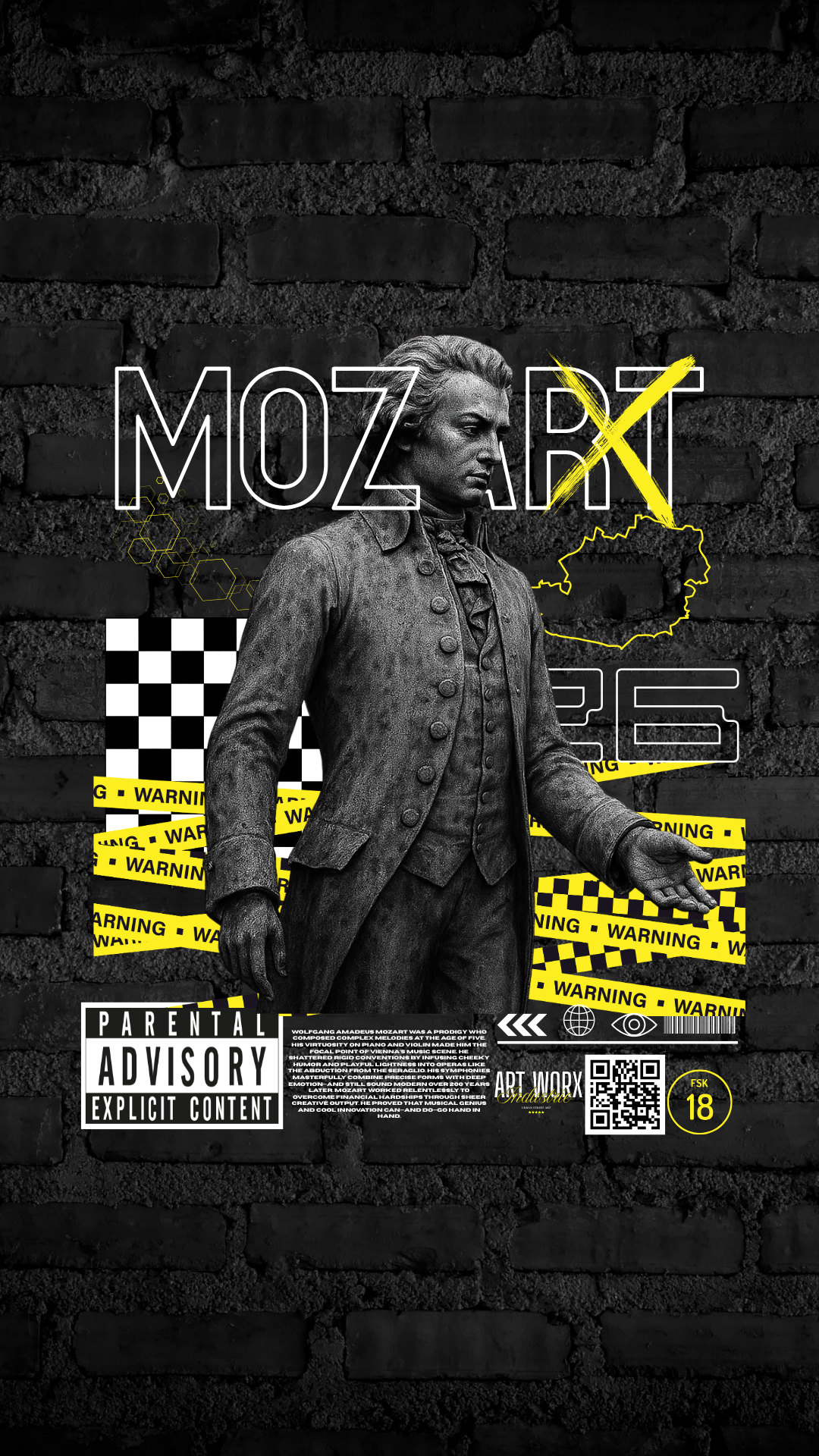 Art Worx Industrie MOZART – Heavy Cotton T-Shirt (Herren)