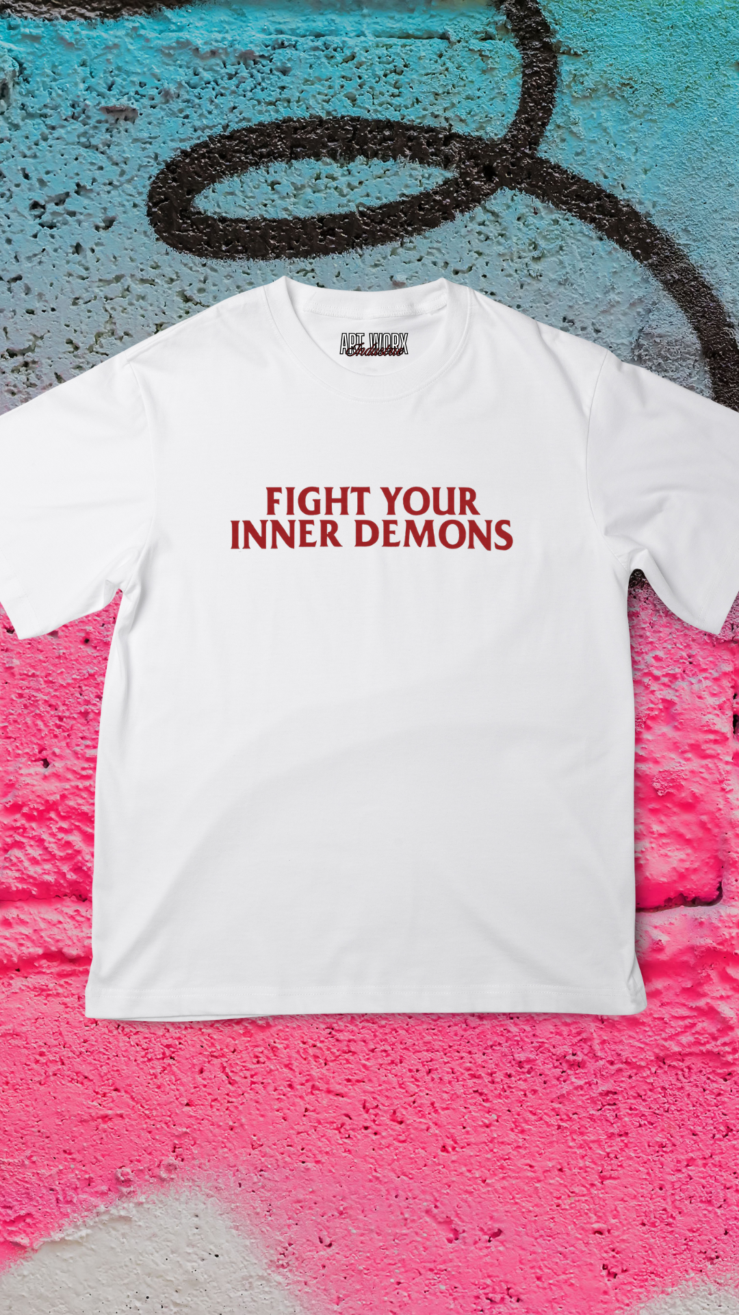 Art Worx Industrie FIGHT YOUR DEMONS – Heavy Cotton T-Shirt (Herren)