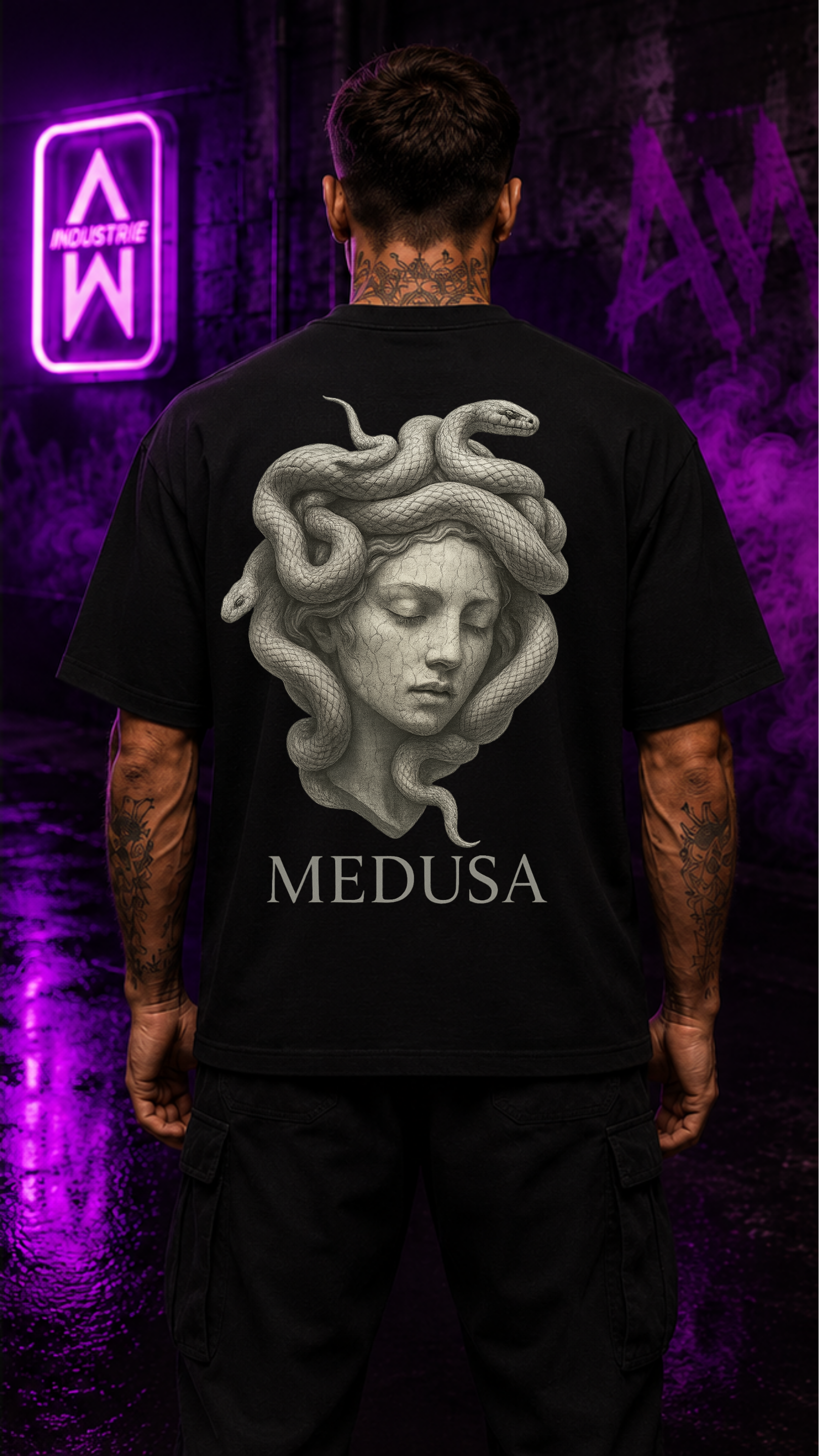 Art Worx Industrie MEDUSA – Heavy Cotton T-Shirt (Herren)
