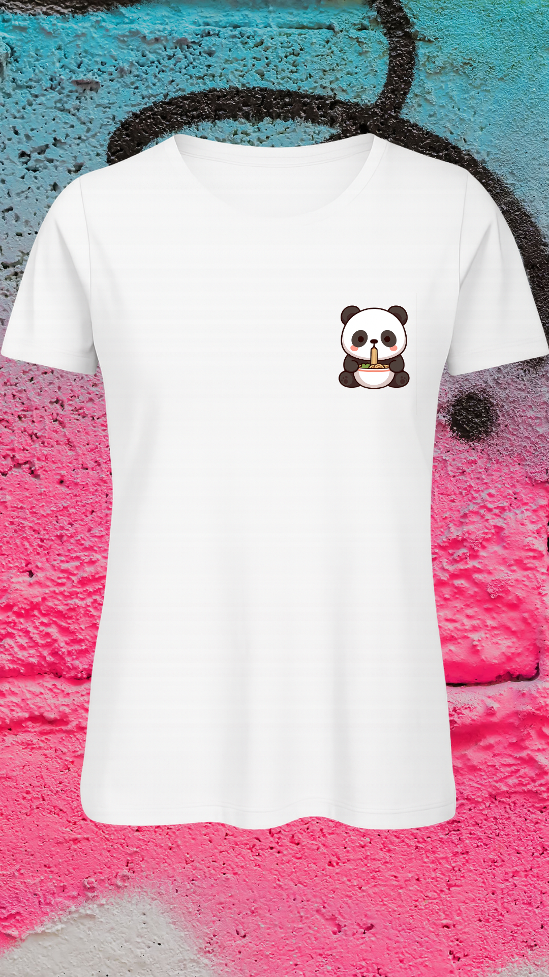 Art Worx Industrie SLURP & SHINE PANDA – Heavy Cotton T-Shirt (Damen)