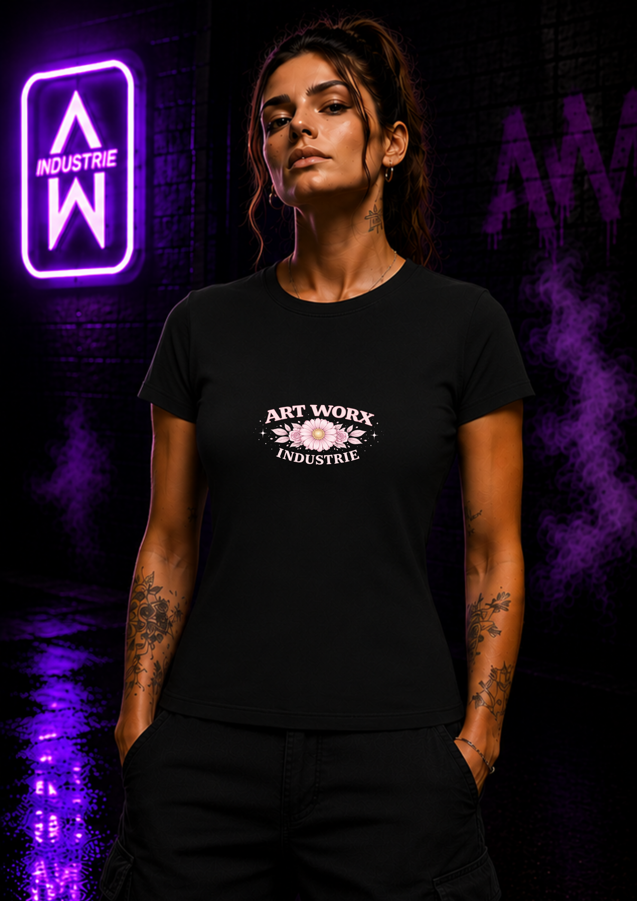 Art Worx Industrie BE REAL – Heavy Cotton T-Shirt (Damen)