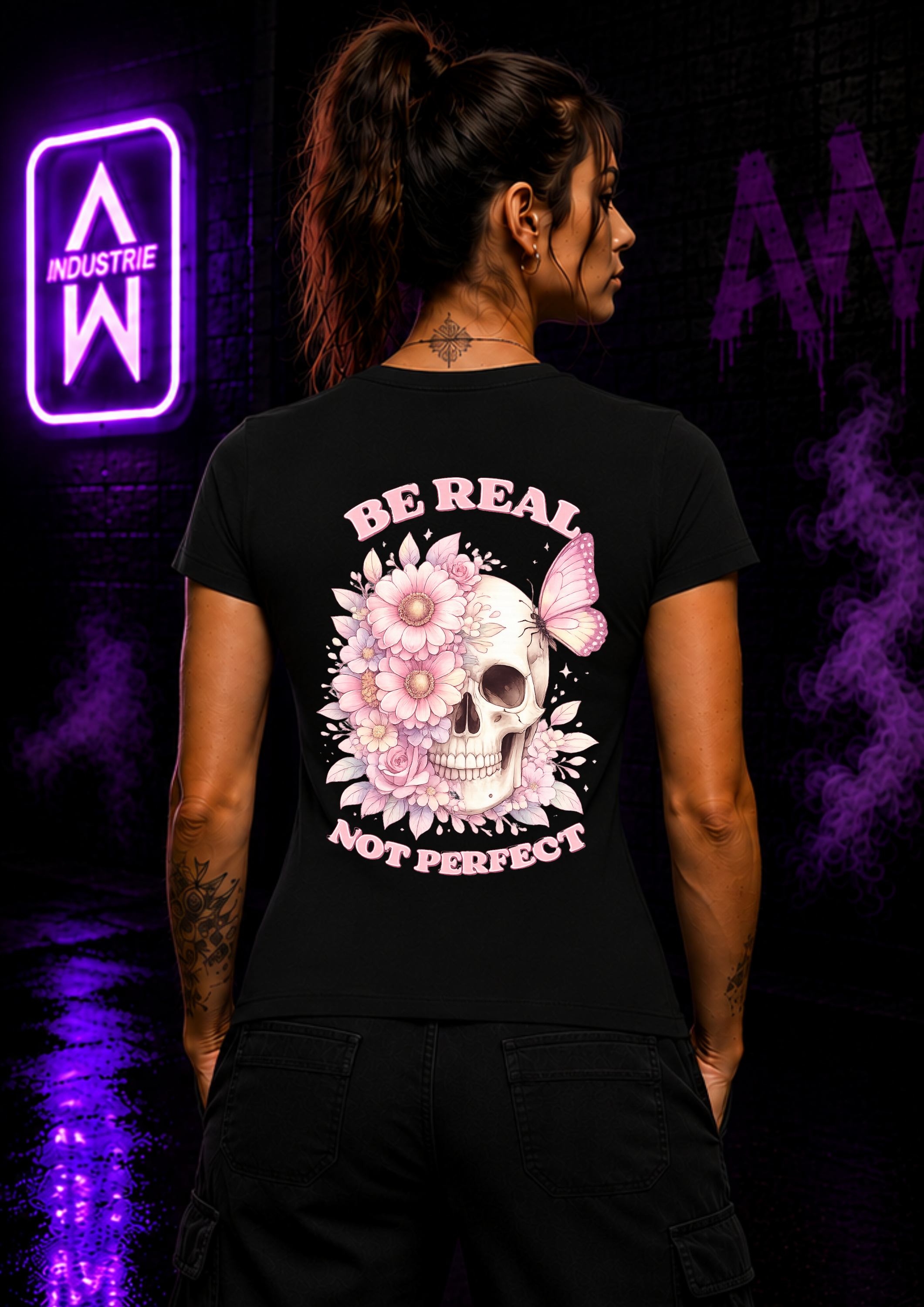 Art Worx Industrie BE REAL – Heavy Cotton T-Shirt (Damen)