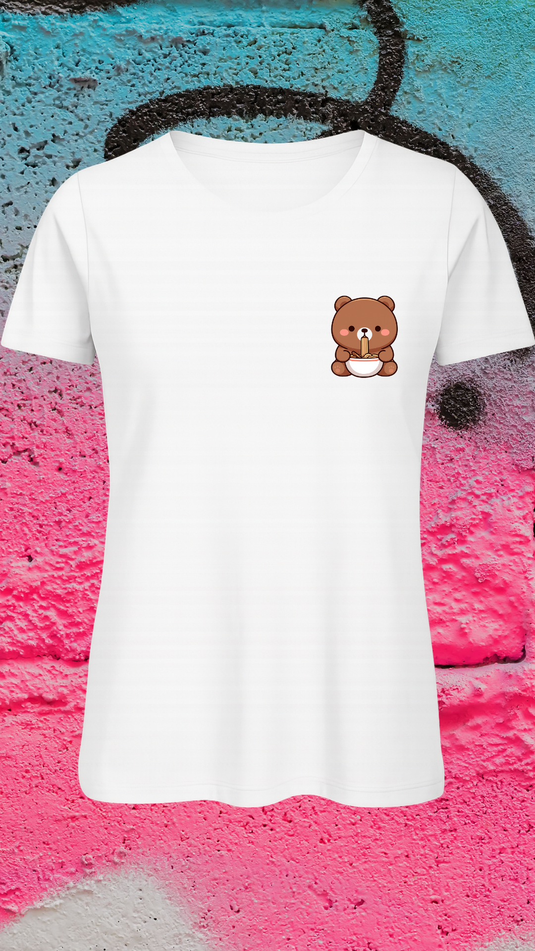 Art Worx Industrie SLURP & SHINE BEAR – Heavy Cotton T-Shirt (Damen)