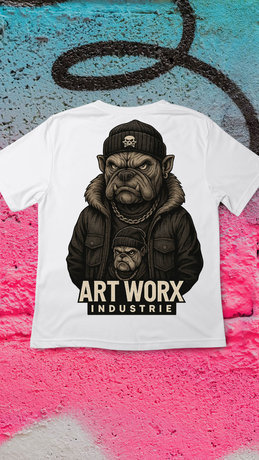 Art Worx Industrie STREET BULLDOG – Heavy Cotton T-Shirt (Herren)