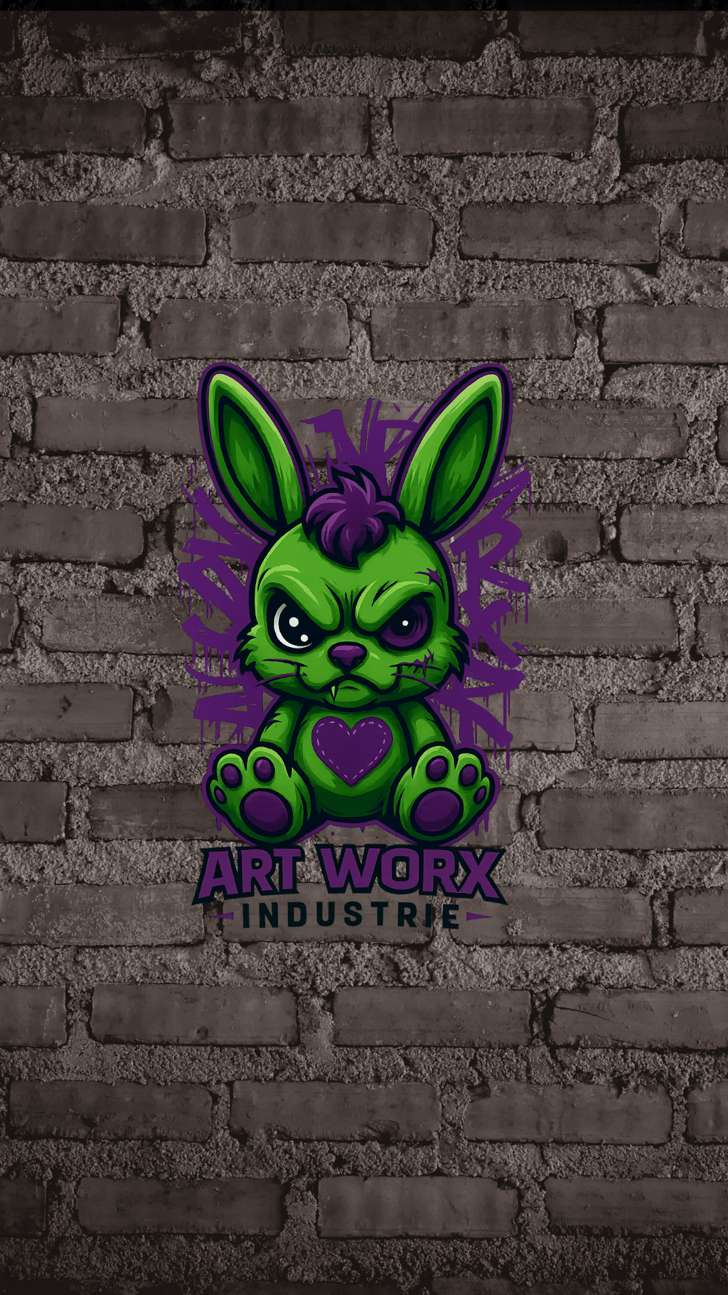 Art Worx Industrie GRAFFITI BUNNY – Heavy Cotton T-Shirt (Herren)