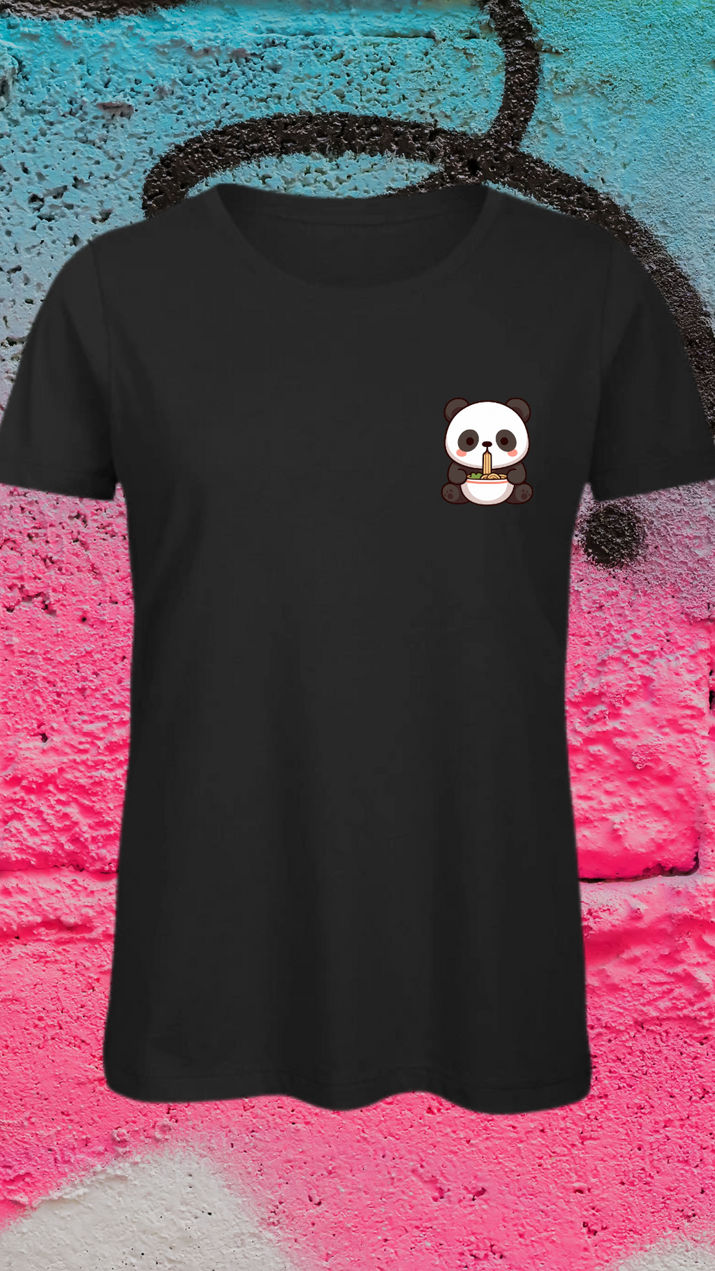 Art Worx Industrie SLURP & SHINE PANDA – Heavy Cotton T-Shirt (Damen)