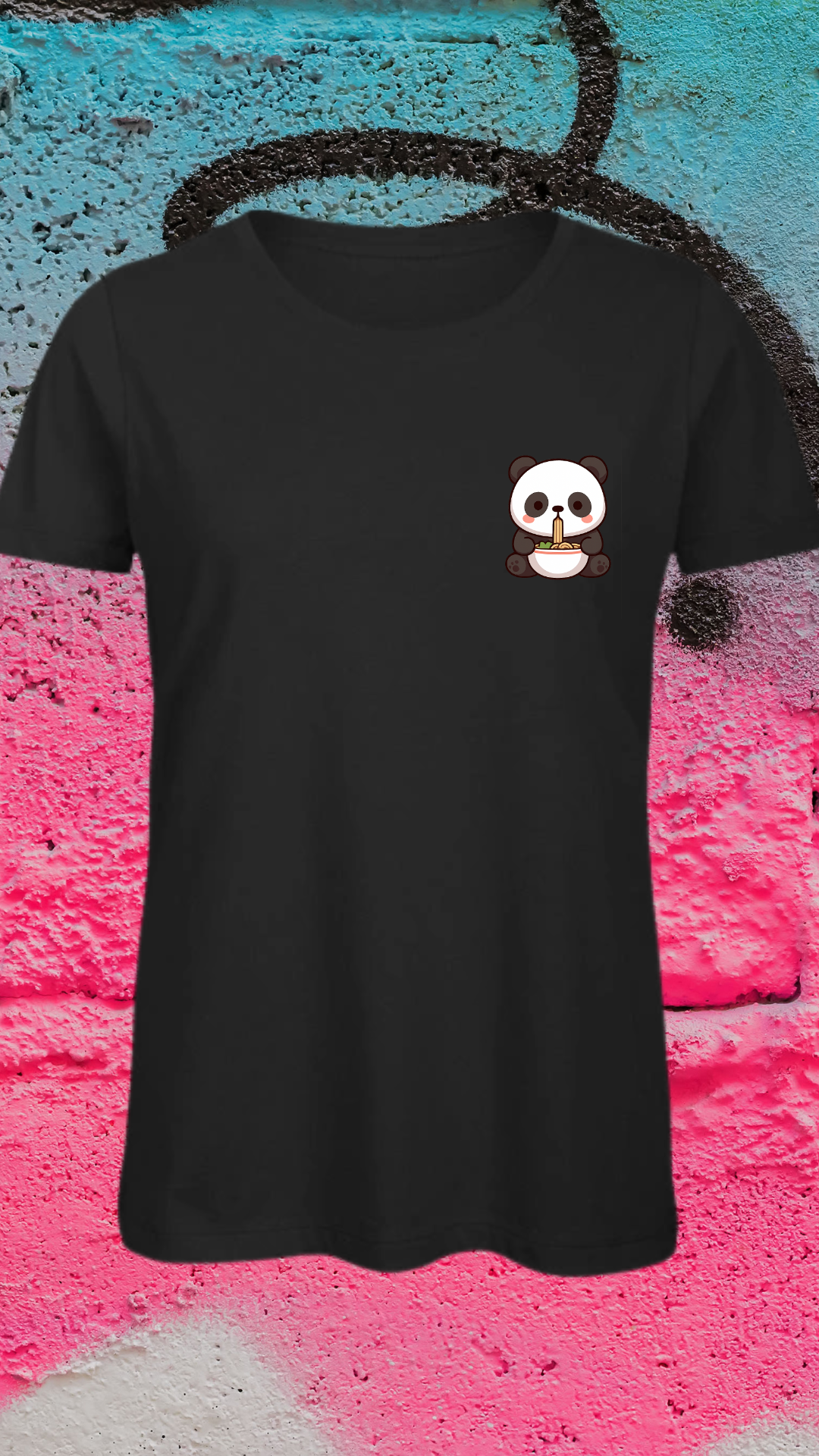 Art Worx Industrie SLURP & SHINE PANDA – Heavy Cotton T-Shirt (Damen)