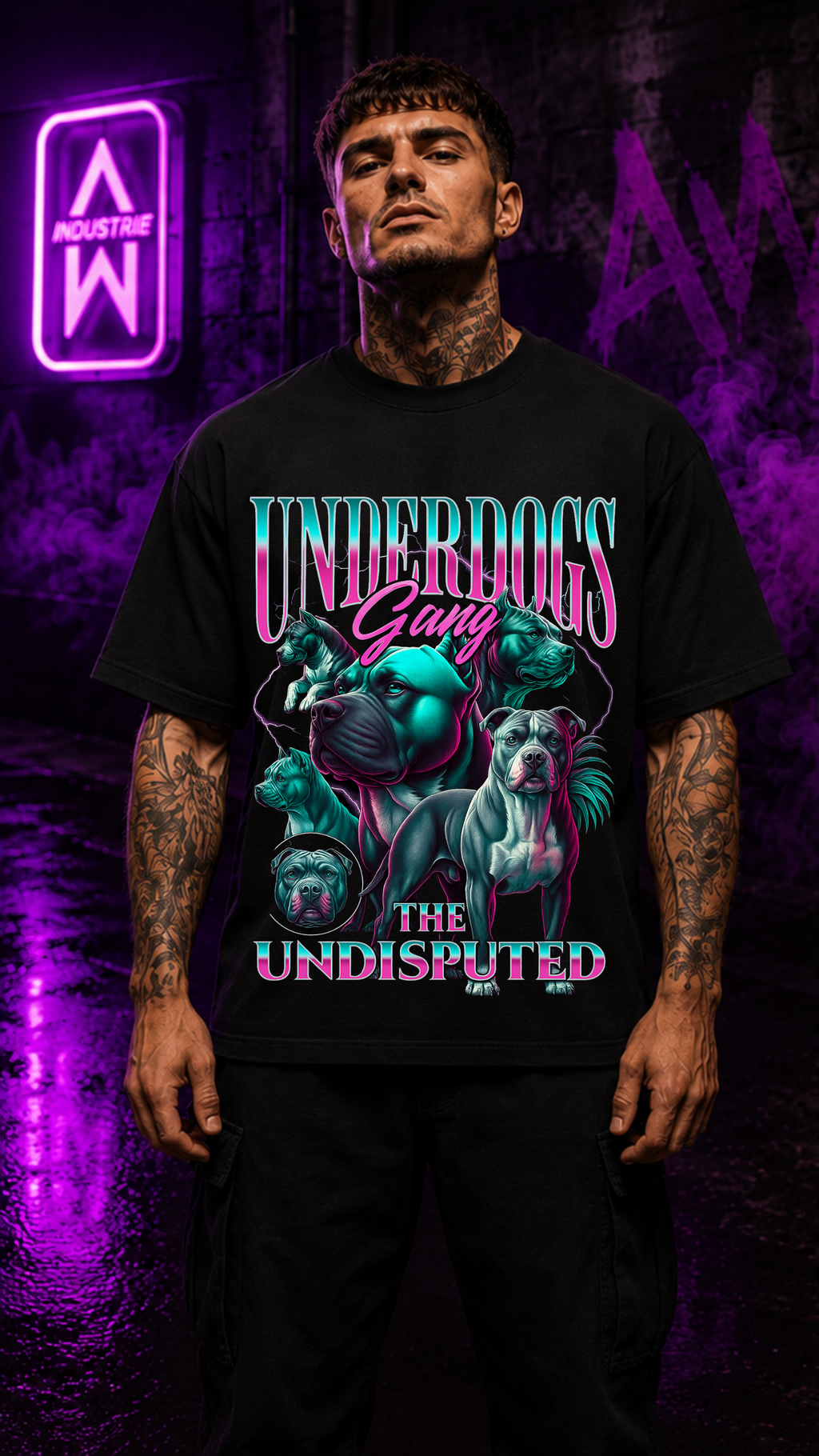 Art Worx Industrie UNDERDOGS – Heavy Cotton T-Shirt (Herren)