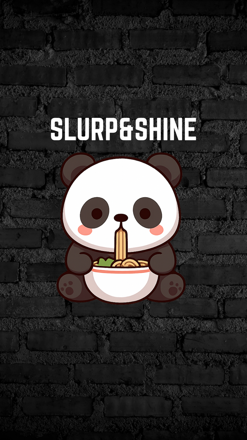 Art Worx Industrie SLURP & SHINE PANDA – Heavy Cotton T-Shirt (Damen)