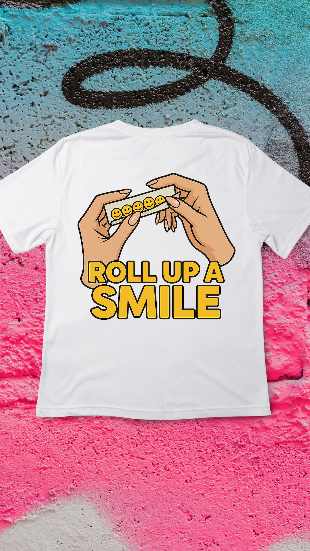 Art Worx Industrie ROLL UP A SMILE – Heavy Cotton T-Shirt (Herren)