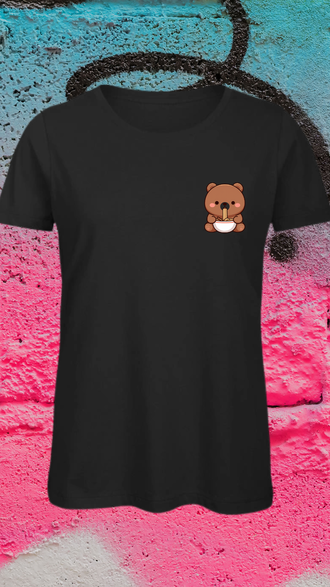 Art Worx Industrie SLURP & SHINE BEAR – Heavy Cotton T-Shirt (Damen)