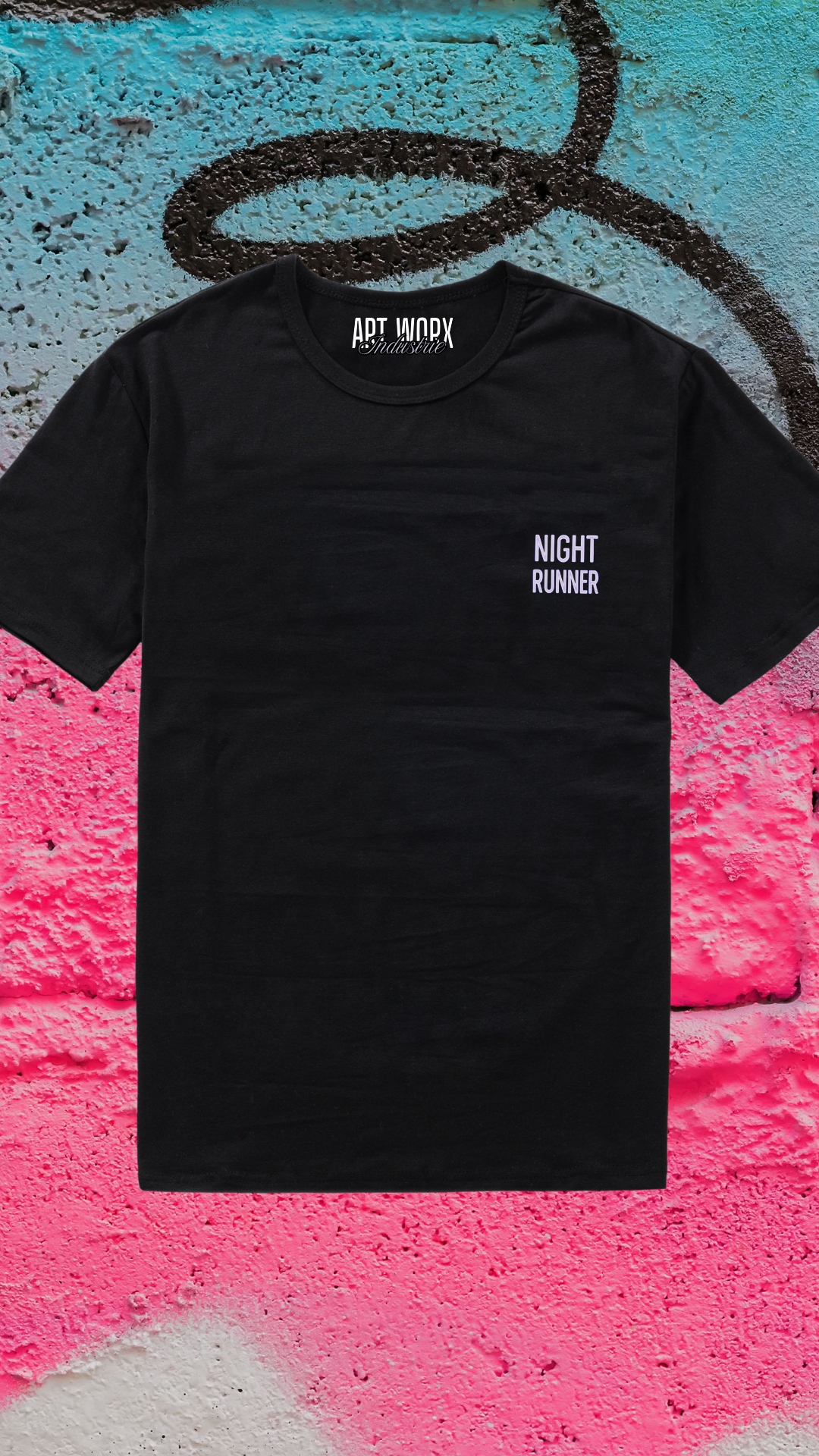 Art Worx Industrie NIGHT RUNNER – Heavy Cotton T-Shirt (Herren)