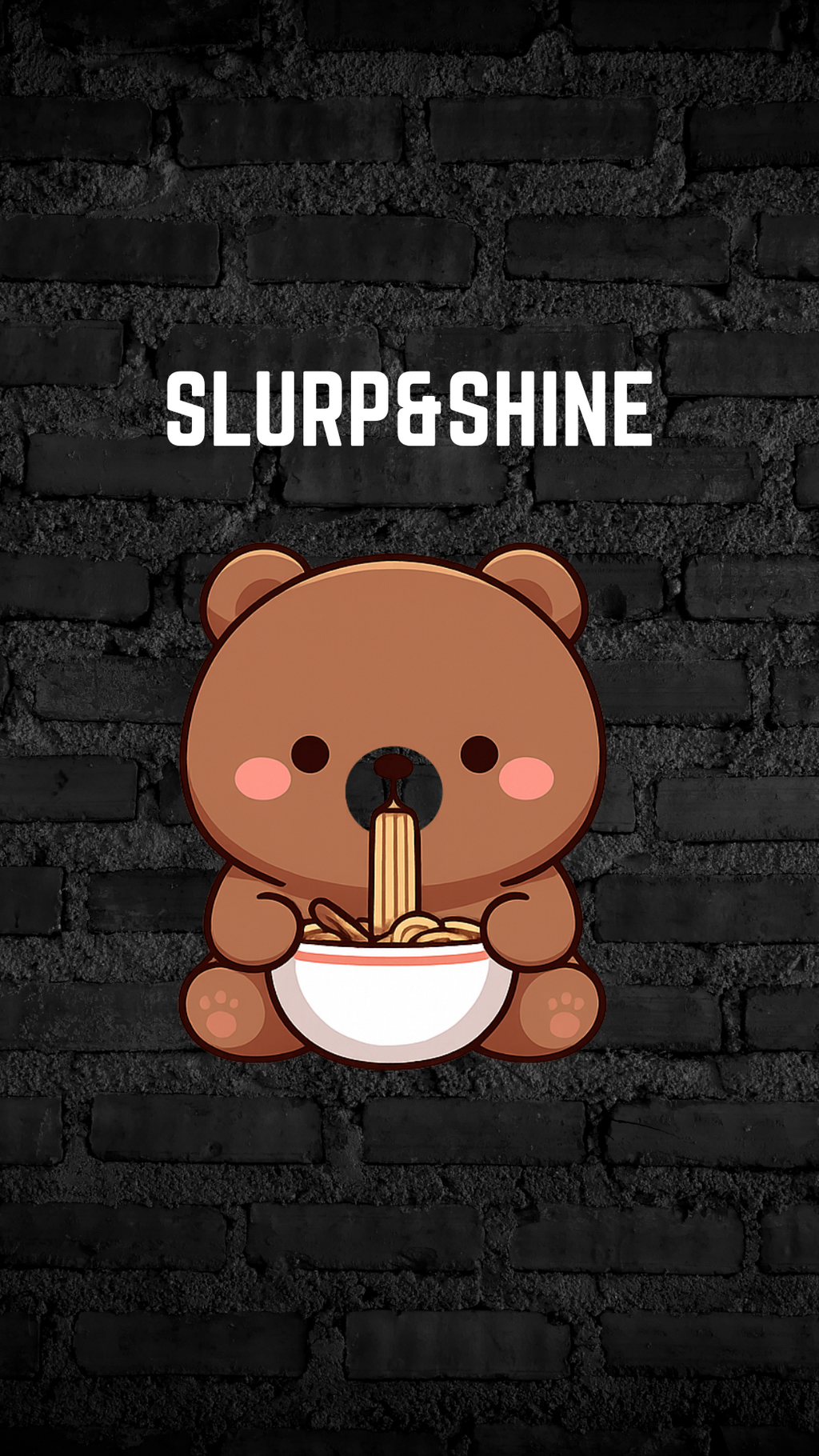 Art Worx Industrie SLURP & SHINE BEAR – Heavy Cotton T-Shirt (Damen)