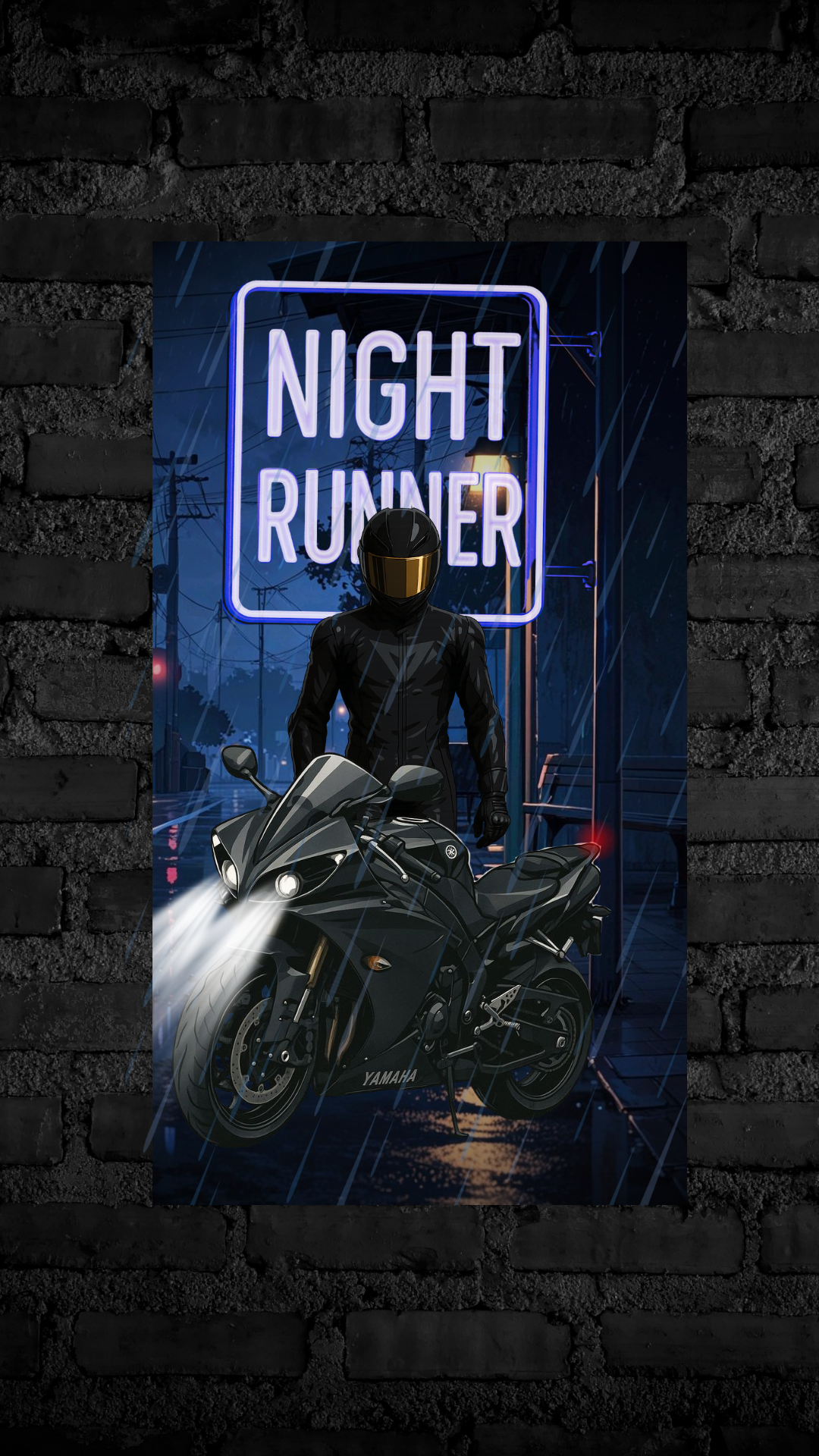 Art Worx Industrie NIGHT RUNNER – Heavy Cotton T-Shirt (Herren)