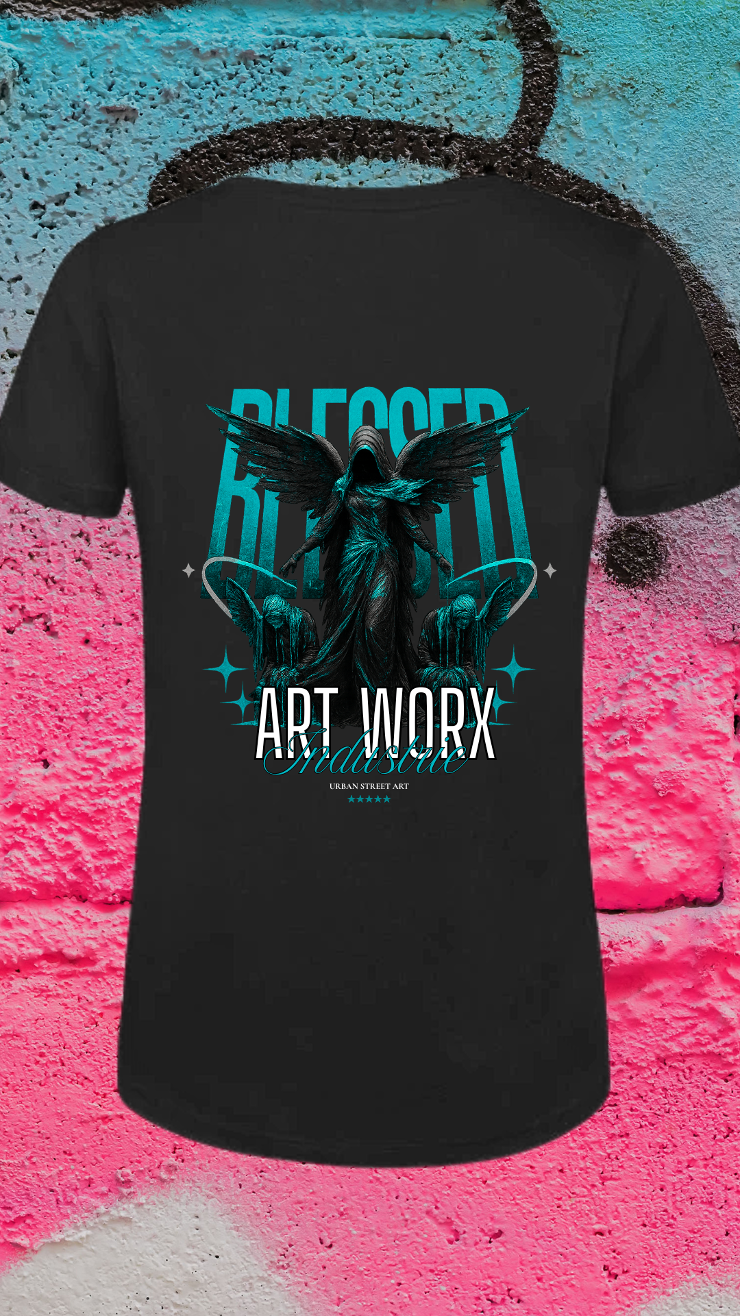 Art Worx Industrie BLESSED – Heavy Cotton T-Shirt (Damen)